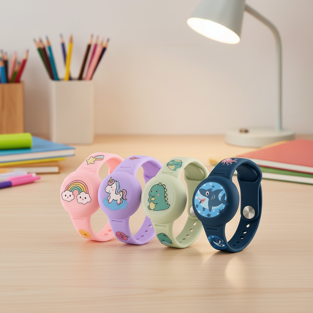 Kids Location Tracker Wristband – Adjustable GPS Watch for Children with Soft Strap & Playful Design – Real-Time Monitoring – Lightweight | Thomler