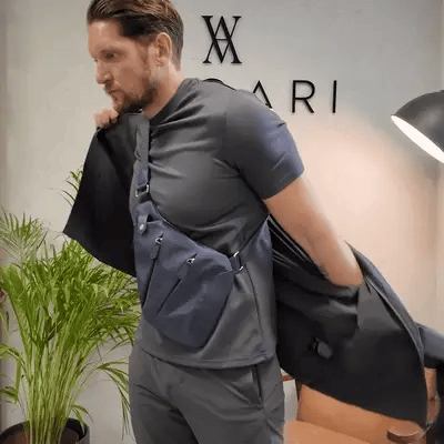 Slash-Proof Sling Bag with Card-Blocking Tech & Rain-Ready Fabric for Commuters and Travelers | Thomler
