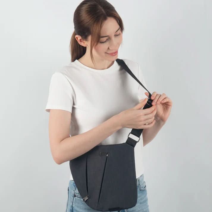Slash-Proof Sling Bag with Card-Blocking Tech & Rain-Ready Fabric for Commuters and Travelers | Thomler