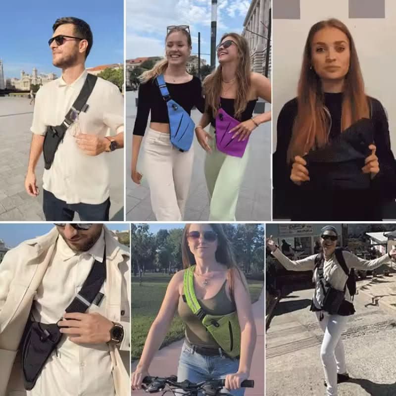 Slash-Proof Sling Bag with Card-Blocking Tech & Rain-Ready Fabric for Commuters and Travelers | Thomler