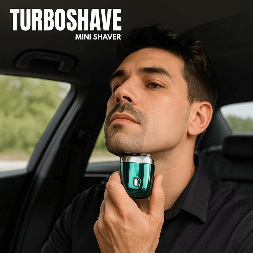 Dual-Head Rotary Electric Shaver with 360° Floating Head for Men – Rechargeable, Wet & Dry, Travel Size | Thomler