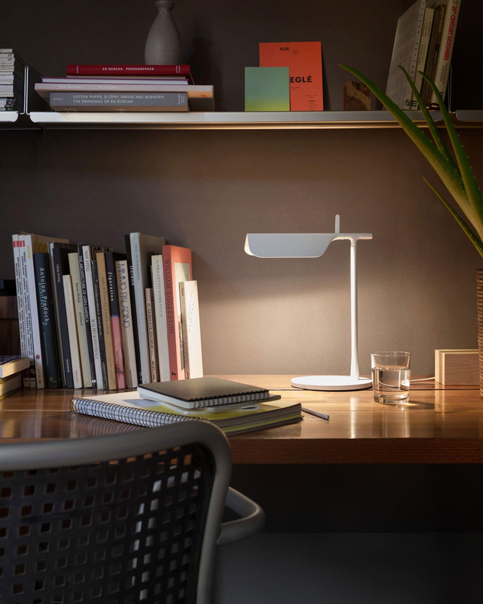 Table Lamp Iron 14.8 in LED Desk Workspace Minimalist Task Lighting Modern | Thomler