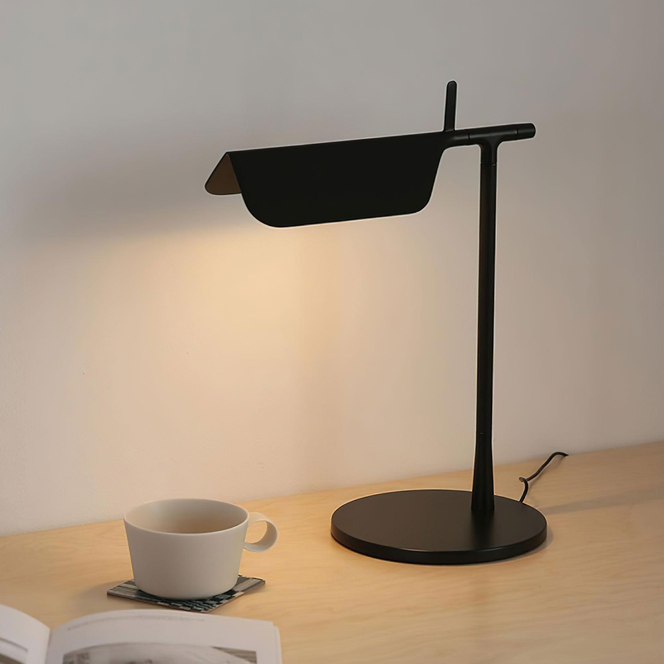 Table Lamp Iron 14.8 in LED Desk Workspace Minimalist Task Lighting Modern | Thomler