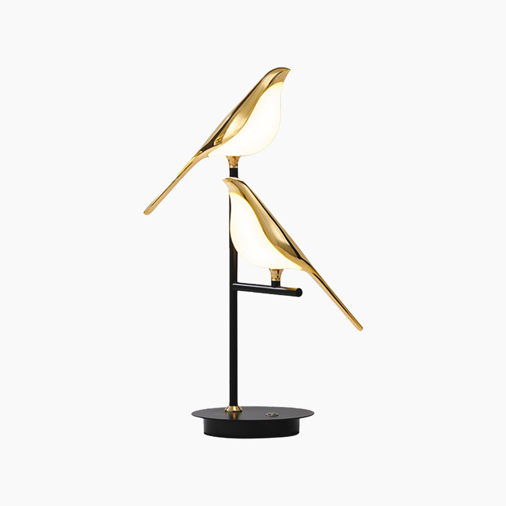 Table Lamp Acrylic Bird Design 9.4 in Dimmable LED Bedroom Living Room Decorative Lighting Nordic Style | Thomler