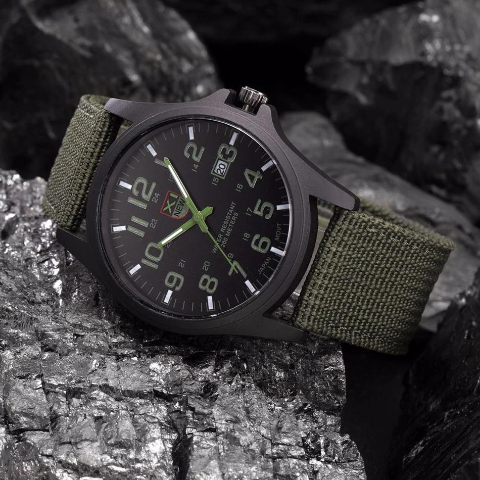 Rugged Outdoor Sports Watch with Luminous Display & Dive Rating – Military-Style Timepiece for Hiking, Training & Field Use | Thomler