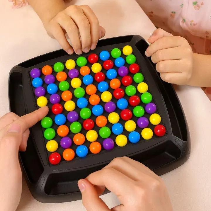 Screen-Free Strategy Board Game for Kids & Adults – Family Fun Logic Puzzle with Color Marbles for 2+ Players | Thomler