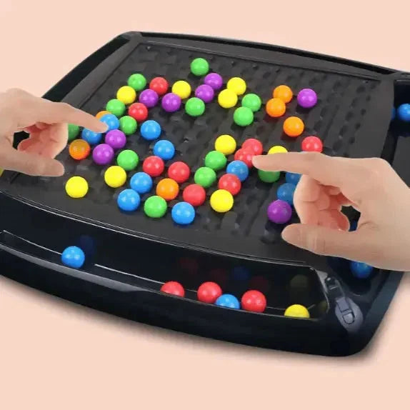Screen-Free Strategy Board Game for Kids & Adults – Family Fun Logic Puzzle with Color Marbles for 2+ Players | Thomler
