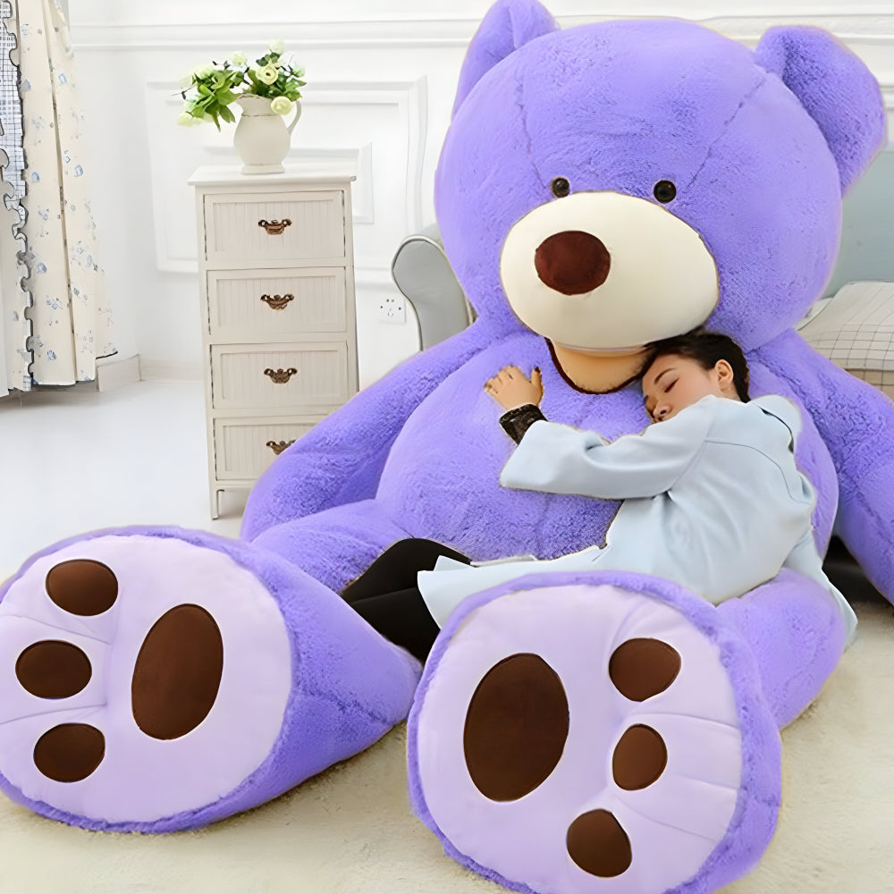 Giant Plush Bear – Adjustable Fill Stuffed Animal for All Ages & Home Display | Thomler