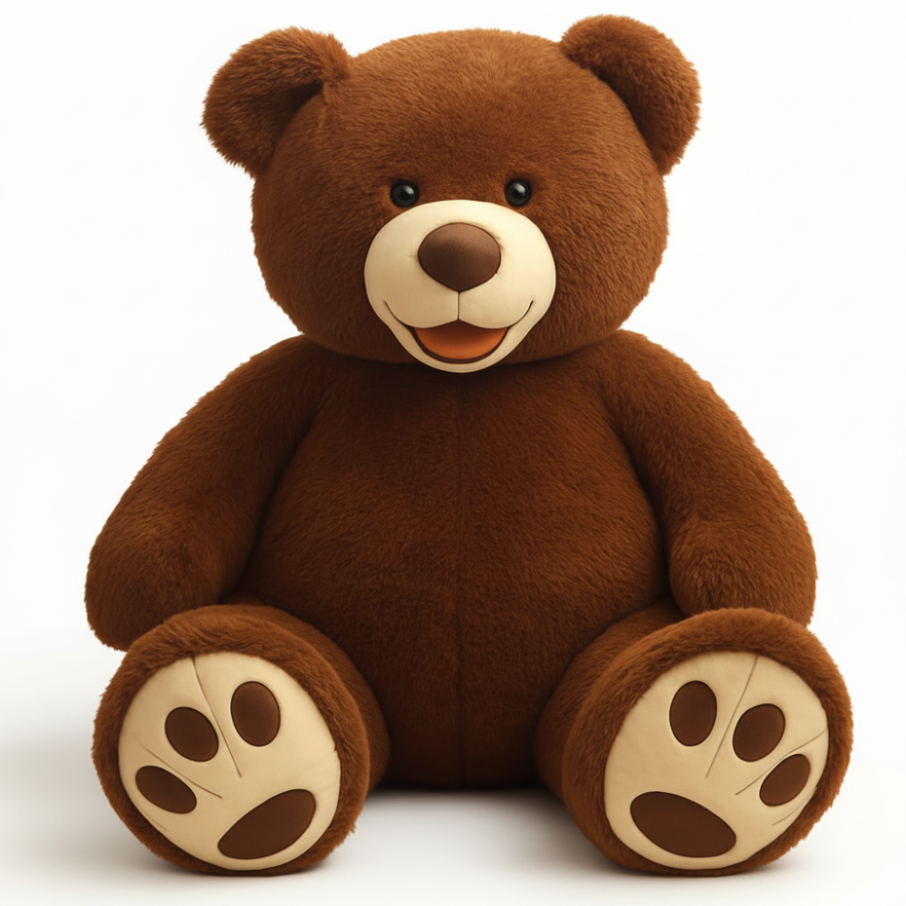 Giant Plush Bear – Adjustable Fill Stuffed Animal for All Ages & Home Display | Thomler