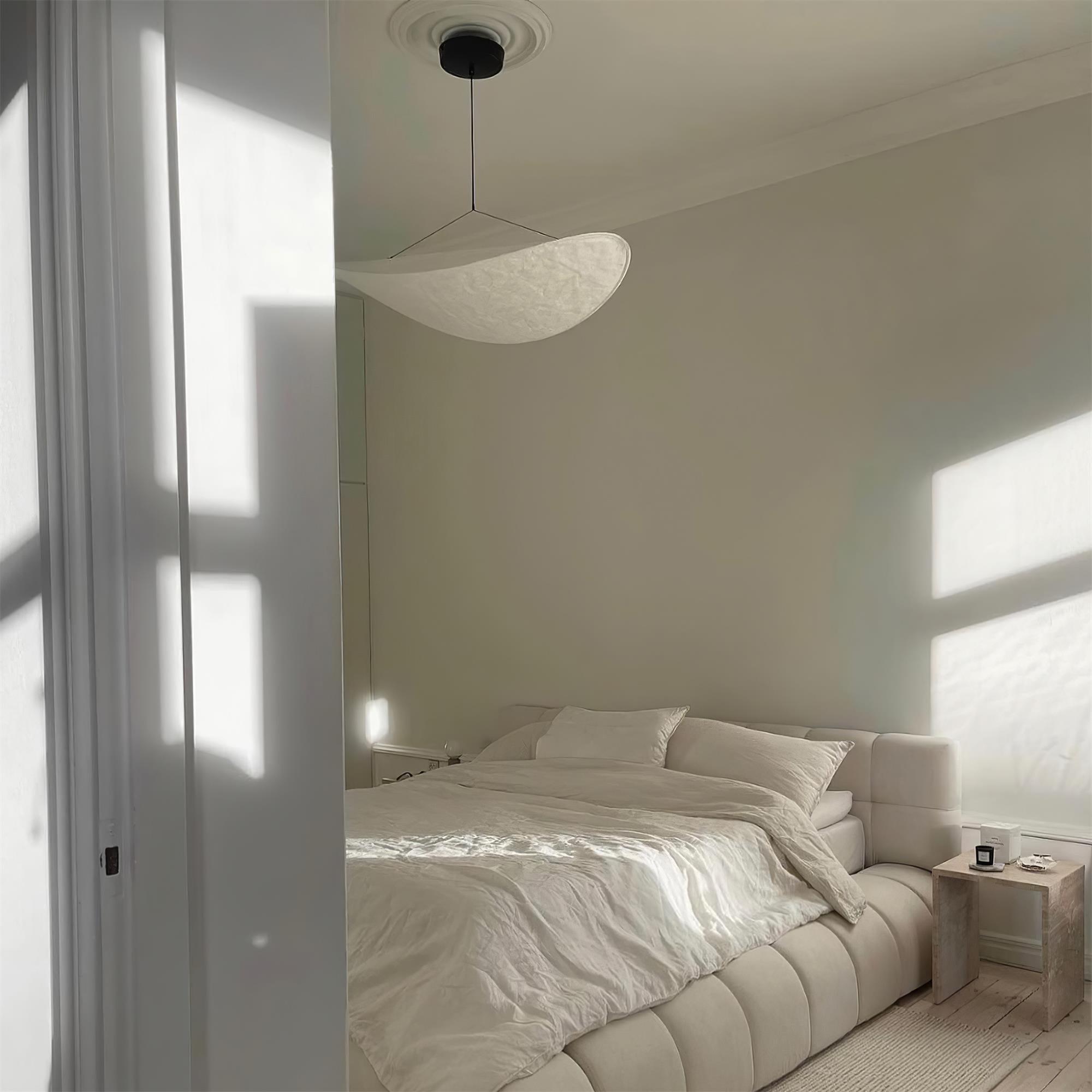 Pendant Light Dupont Paper 23.6 in Adjustable Indoor Ceiling Lamp Modern Dining Room Kitchen Lighting | Thomler