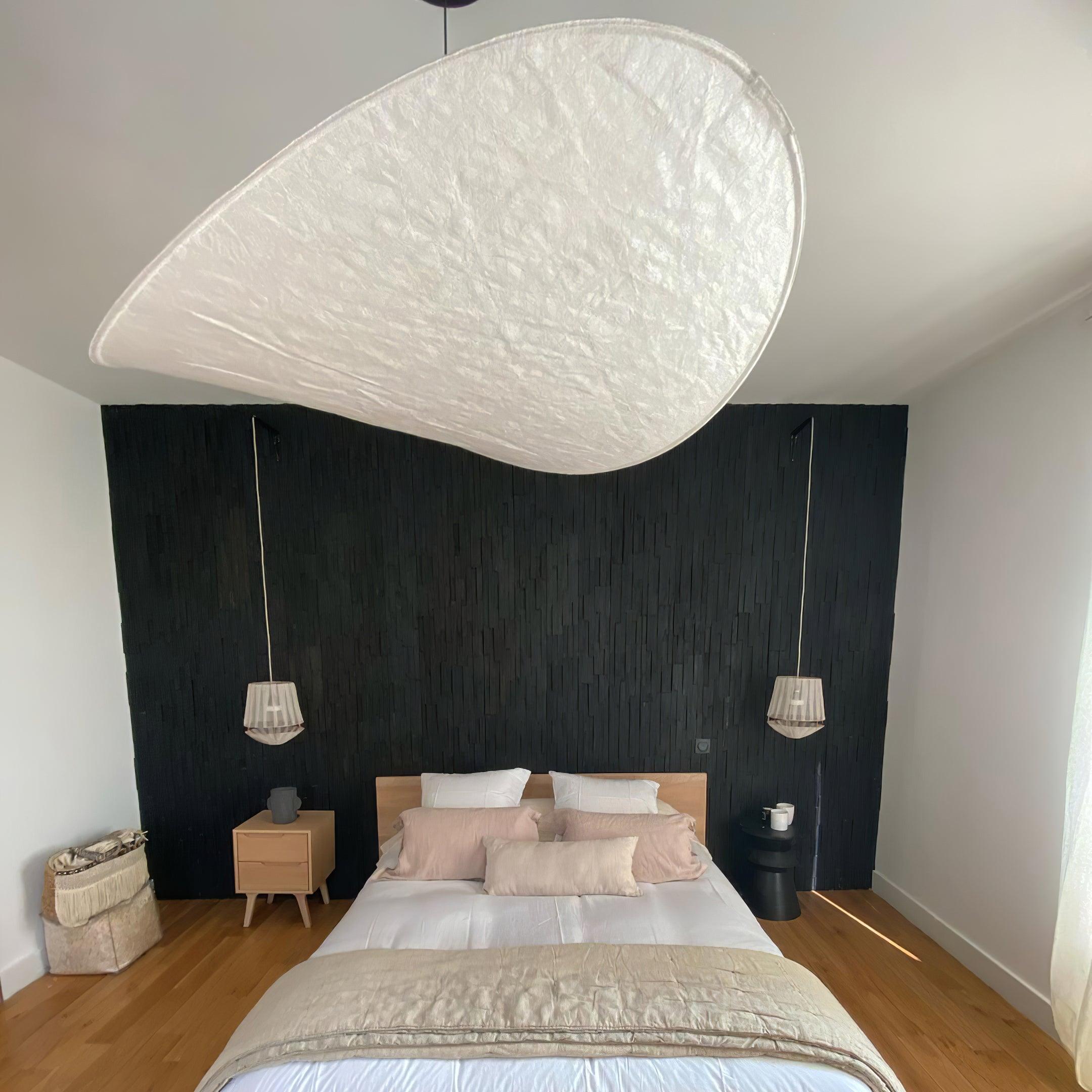 Pendant Light Dupont Paper 23.6 in Adjustable Indoor Ceiling Lamp Modern Dining Room Kitchen Lighting | Thomler