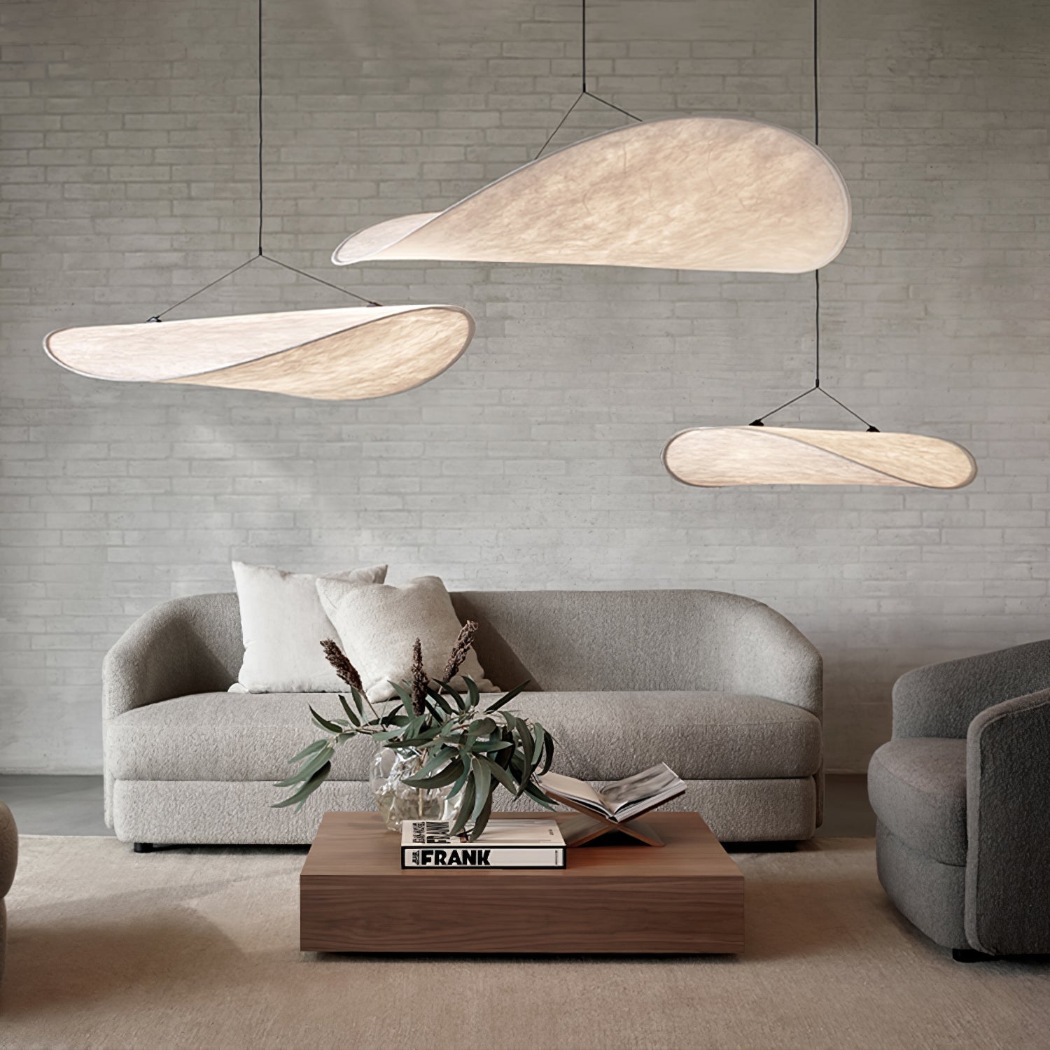 Pendant Light Dupont Paper 23.6 in Ceiling Adjustable Modern Indoor Dining Room Kitchen Lamp | Thomler