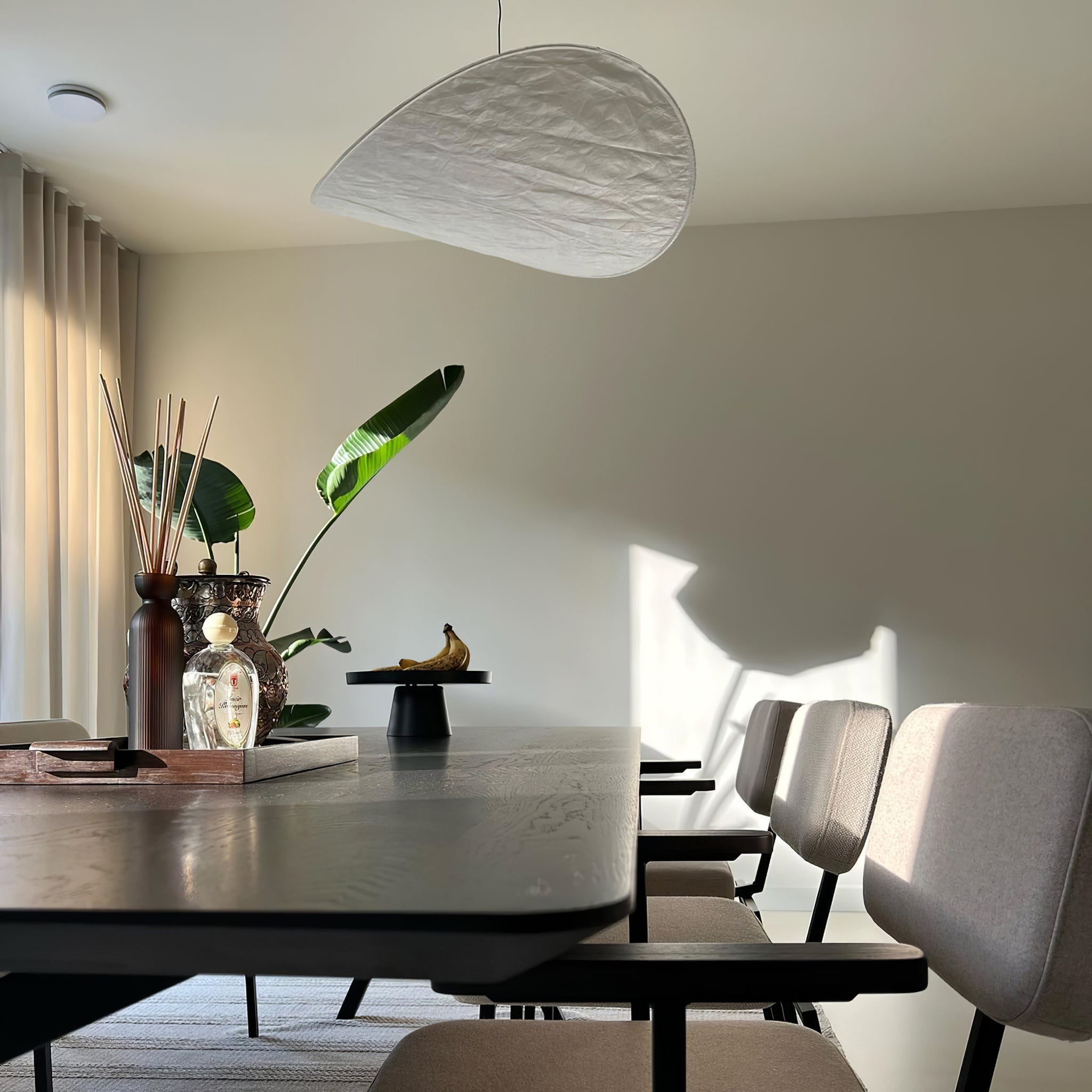Tense Cloud Pendant Light 31.4 in LED White Ceiling Living Room Dining Modern Hanging Lamp Soft Diffuser Adjustable | Thomler