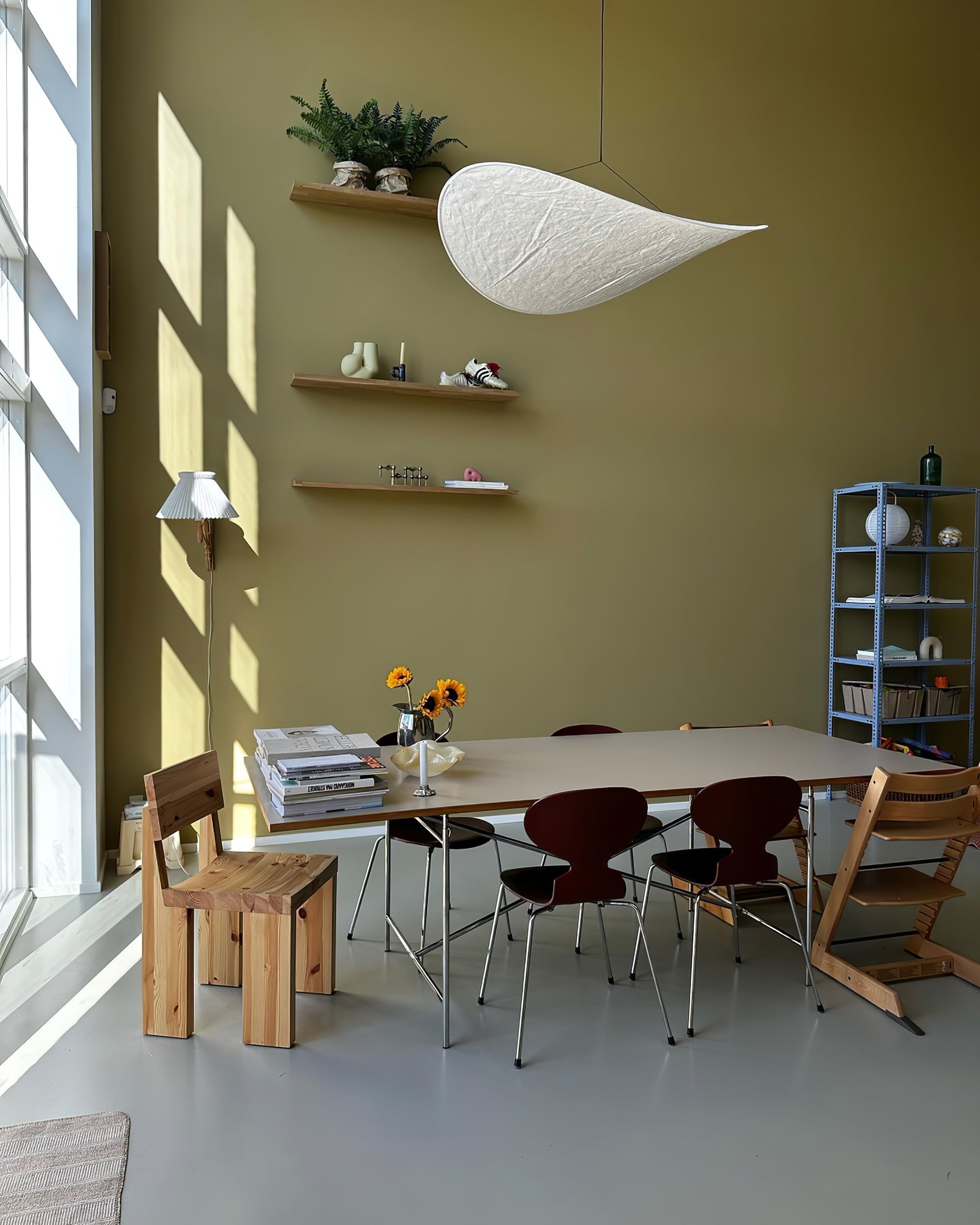 Tense Cloud Pendant Light 31.4 in LED White Ceiling Living Room Dining Modern Hanging Lamp Soft Diffuser Adjustable | Thomler