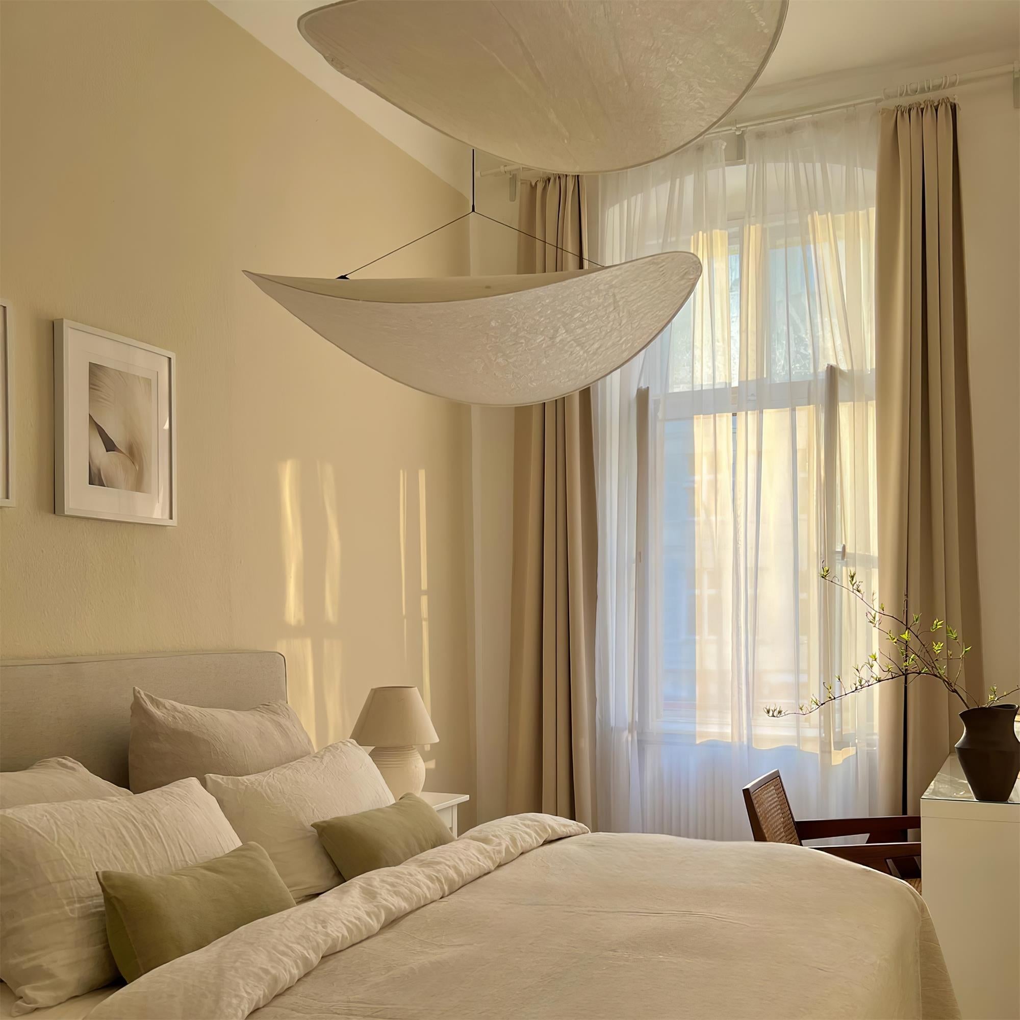 Tense Cloud Pendant Light 31.4 in LED White Ceiling Living Room Dining Modern Hanging Lamp Soft Diffuser Adjustable | Thomler