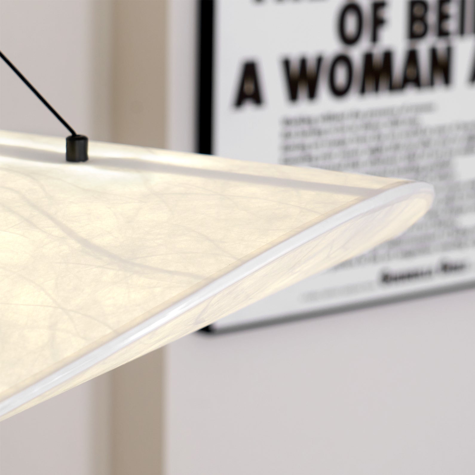 Tense Cloud Pendant Light 31.4 in LED White Ceiling Living Room Dining Modern Hanging Lamp Soft Diffuser Adjustable | Thomler