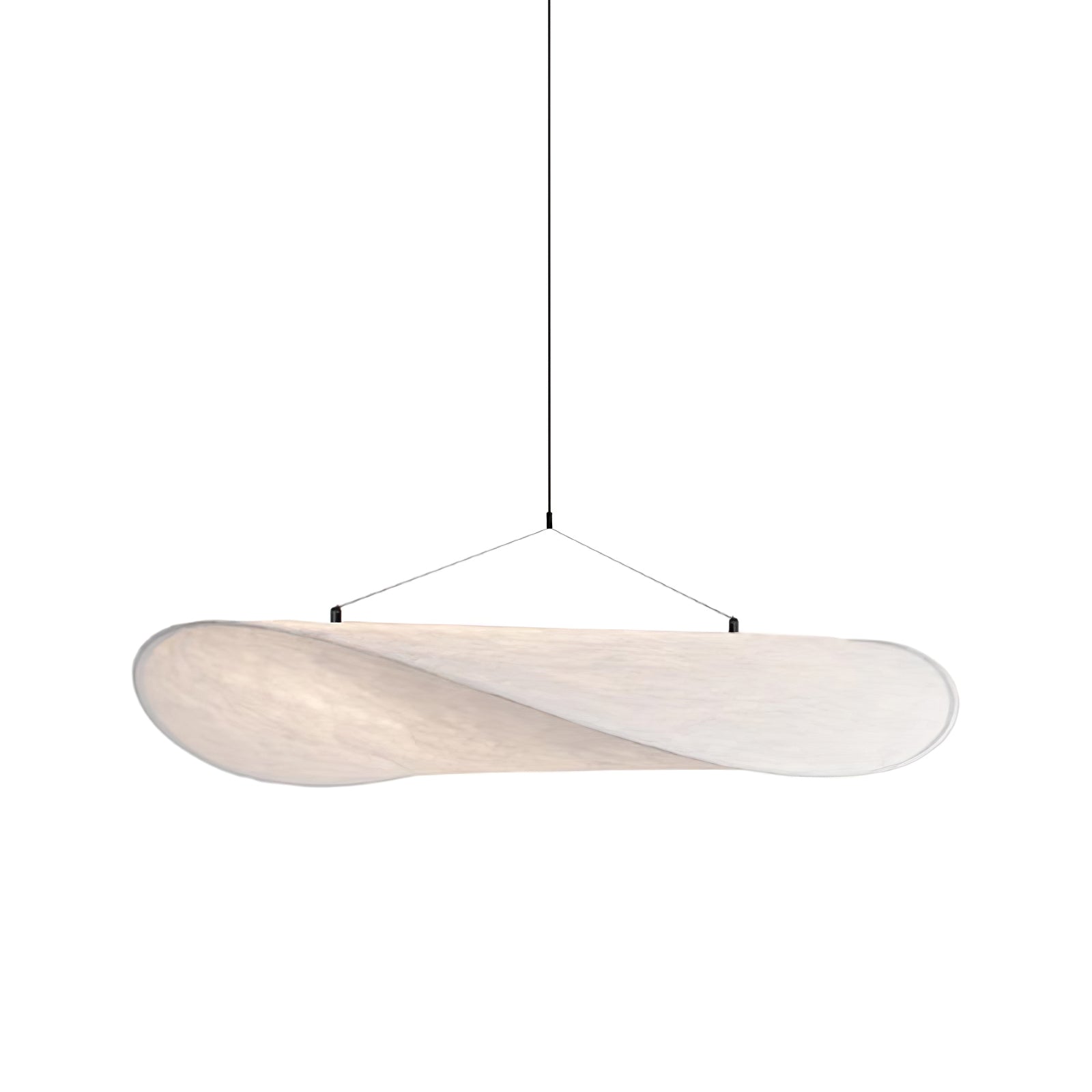 Tense Cloud Pendant Light 31.4 in LED White Ceiling Living Room Dining Modern Hanging Lamp Soft Diffuser Adjustable | Thomler