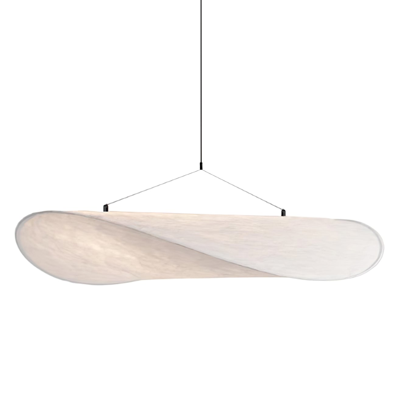 Tense Cloud Pendant Light 31.4 in LED White Ceiling Living Room Dining Modern Hanging Lamp Soft Diffuser Adjustable | Thomler