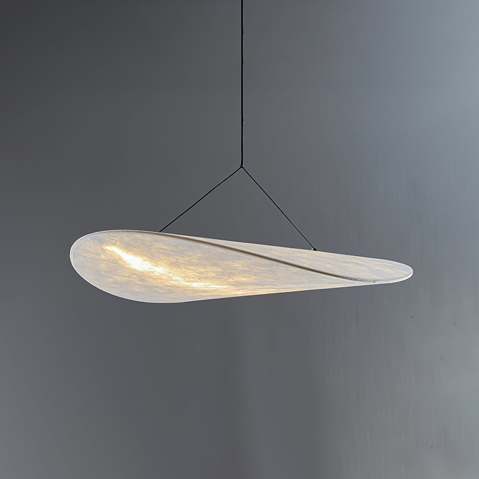 Tense Cloud Pendant Light 31.4 in LED White Ceiling Living Room Dining Modern Hanging Lamp Soft Diffuser Adjustable | Thomler