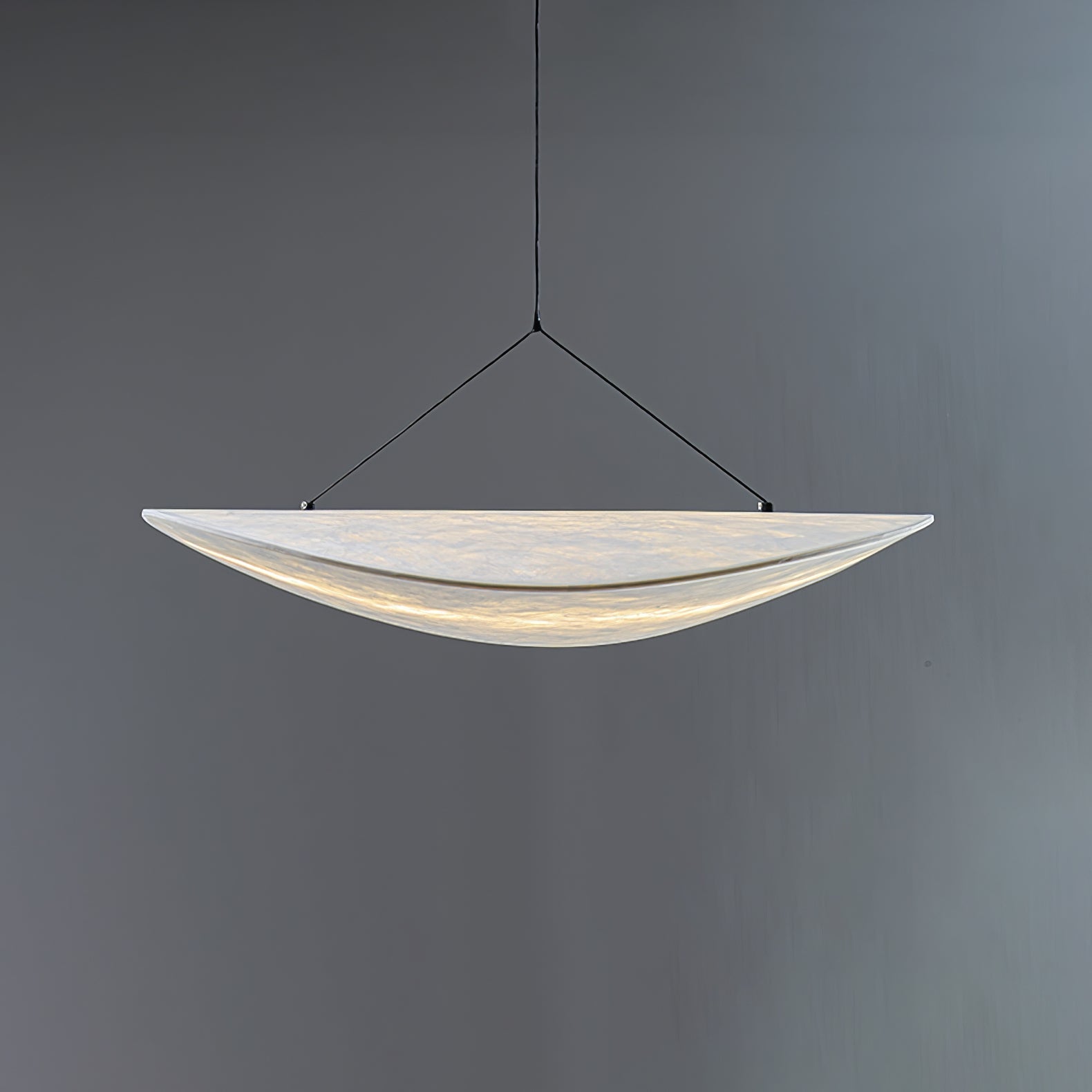 Tense Cloud Pendant Light 31.4 in LED White Ceiling Living Room Dining Modern Hanging Lamp Soft Diffuser Adjustable | Thomler
