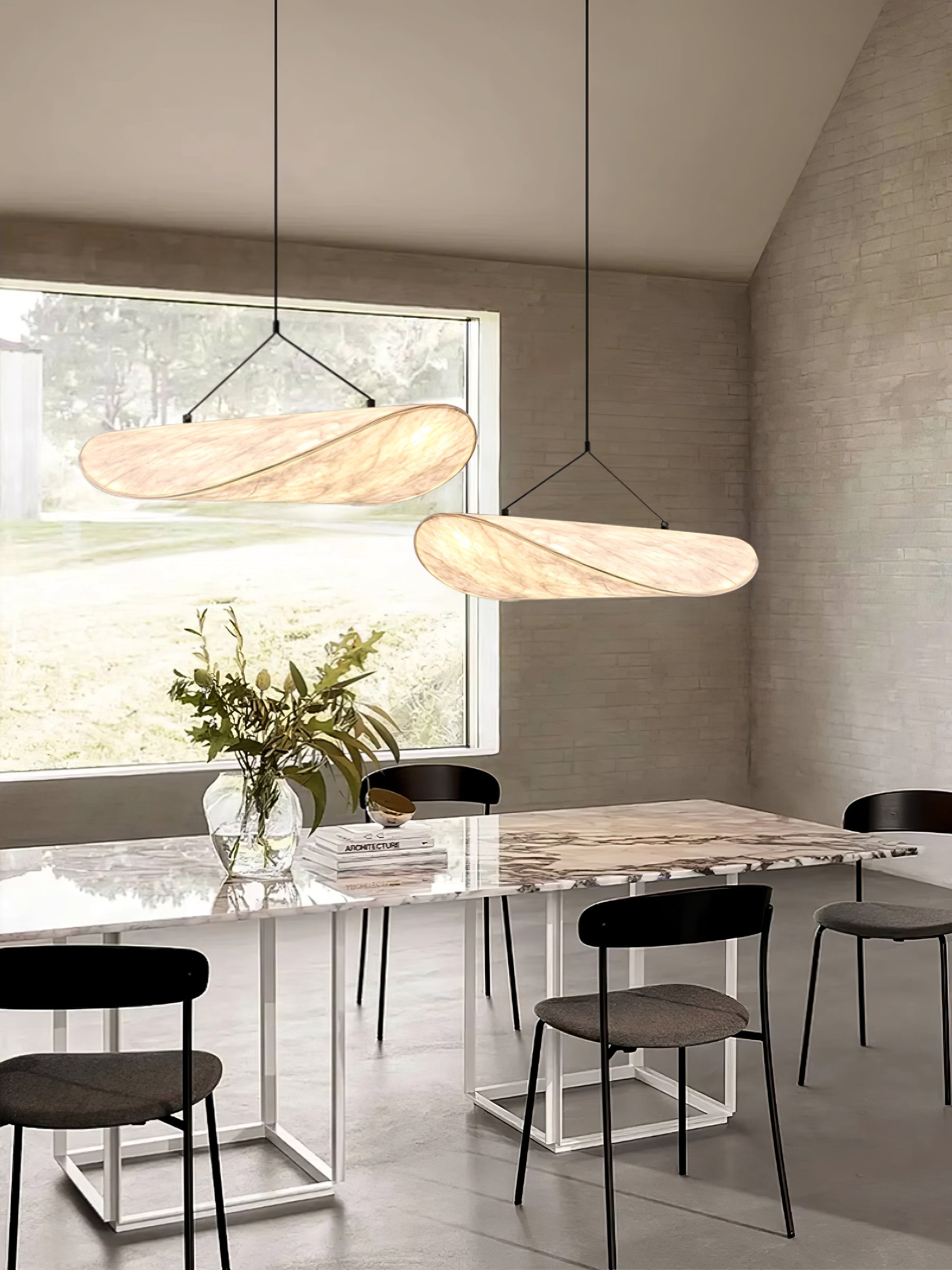 Tense Cloud Pendant Light 31.4 in LED White Ceiling Living Room Dining Modern Hanging Lamp Soft Diffuser Adjustable | Thomler
