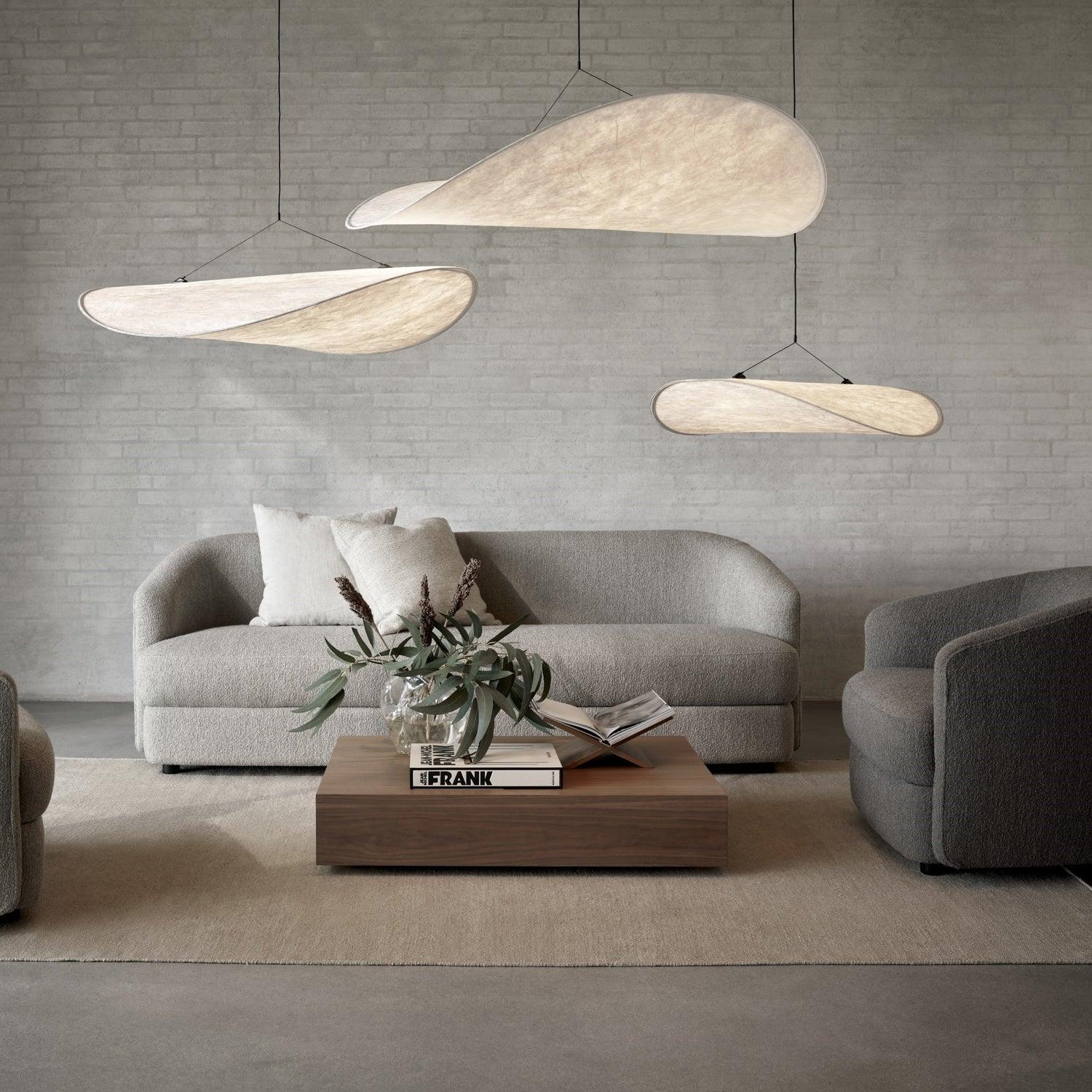 Pendant Light Dupont Paper 23.6 in Ceiling Adjustable Modern Indoor Dining Room Kitchen Lamp | Thomler