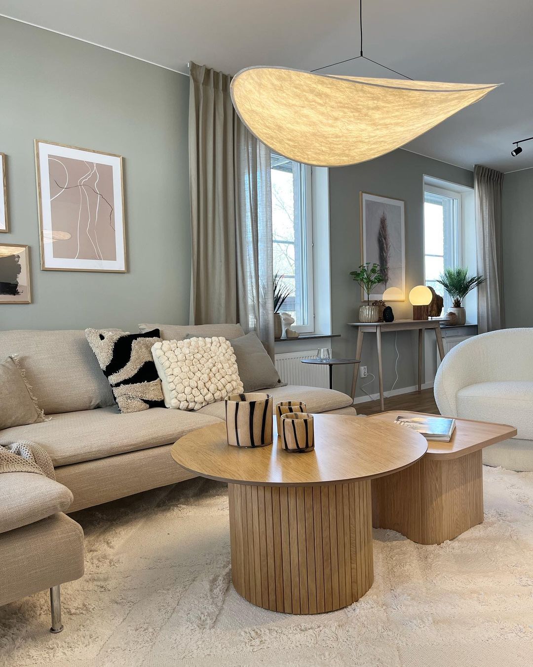 Pendant Light Dupont Paper 23.6 in Ceiling Adjustable Modern Indoor Dining Room Kitchen Lamp | Thomler