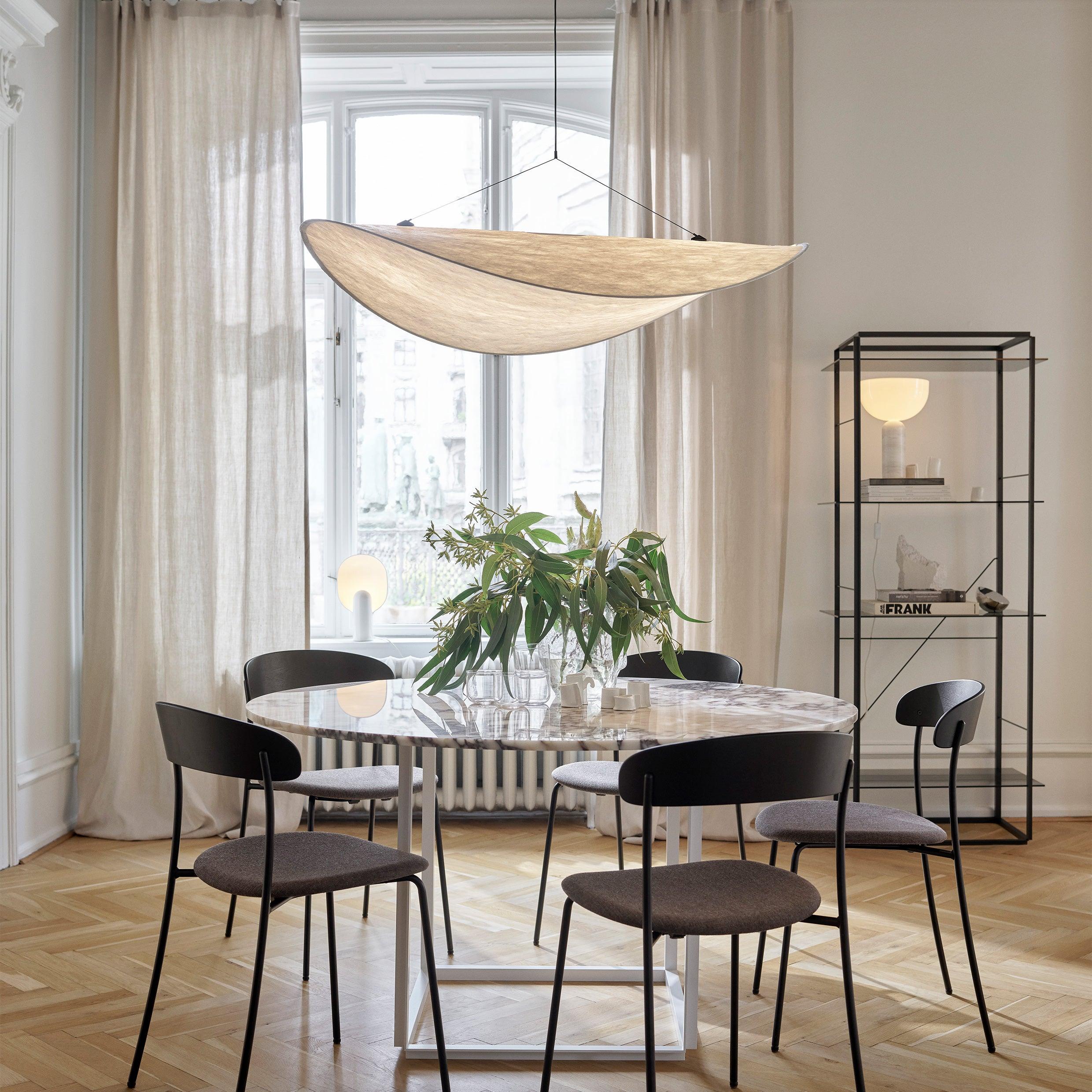 Pendant Light Dupont Paper 23.6 in Ceiling Adjustable Modern Indoor Dining Room Kitchen Lamp | Thomler