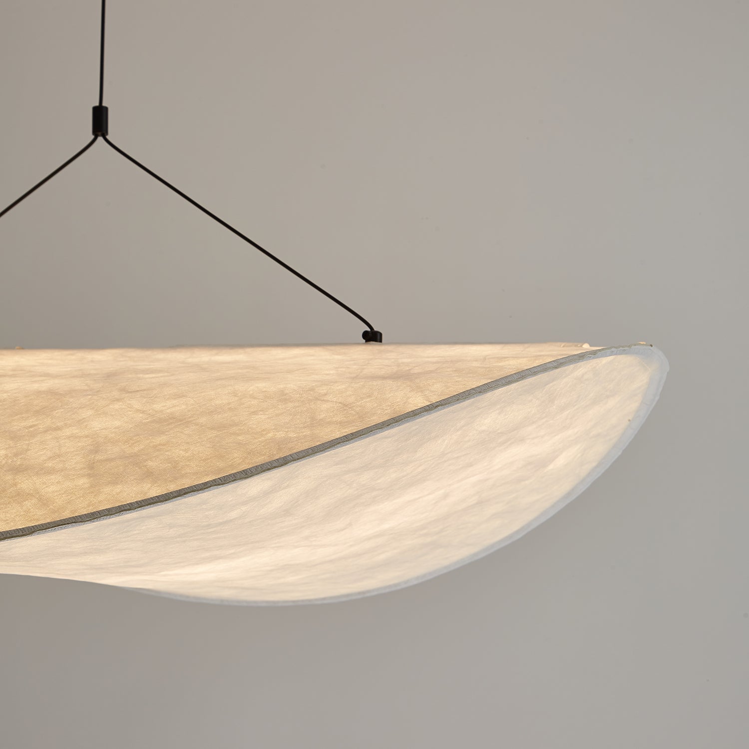 Pendant Light Dupont Paper 23.6 in Adjustable Indoor Ceiling Lamp Modern Dining Room Kitchen Lighting | Thomler