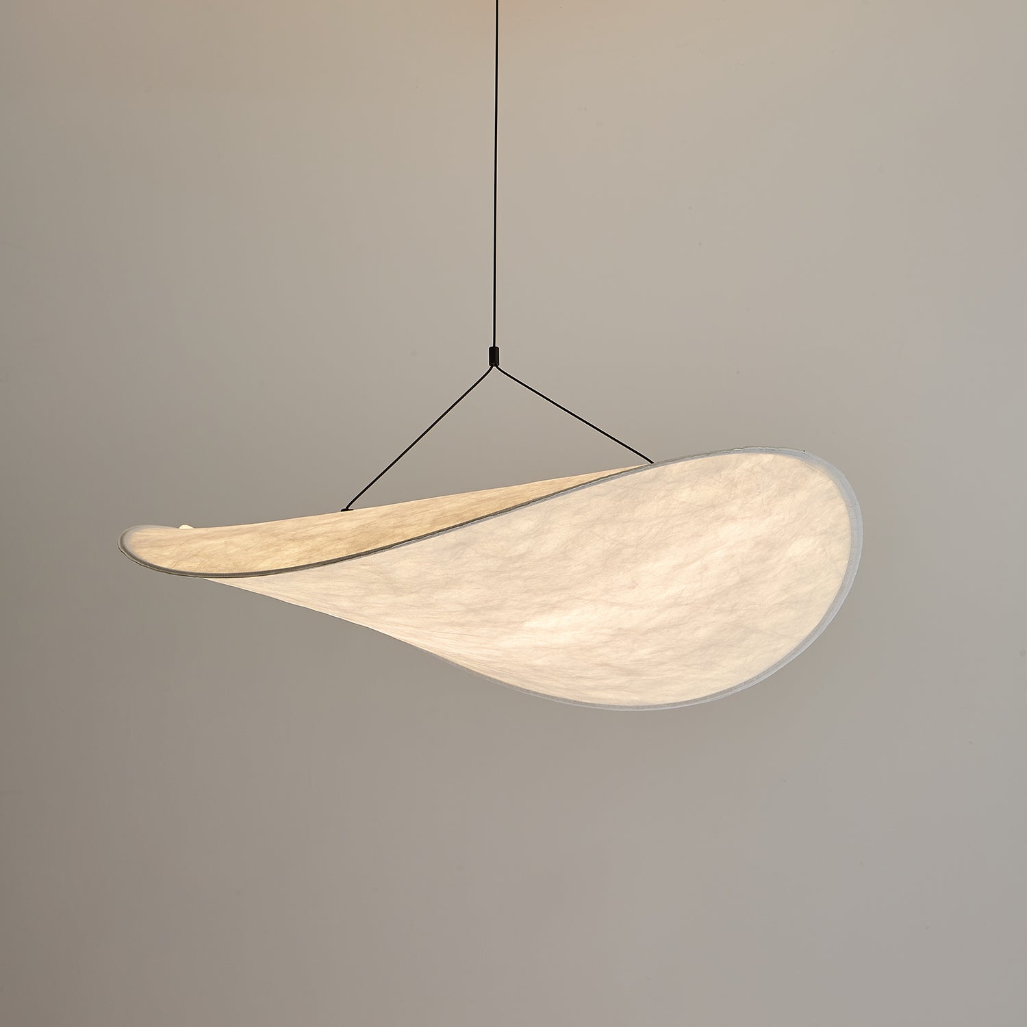 Pendant Light Dupont Paper 23.6 in Adjustable Indoor Ceiling Lamp Modern Dining Room Kitchen Lighting | Thomler