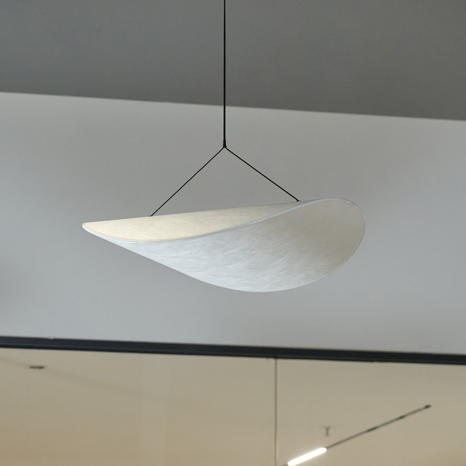 Pendant Light Dupont Paper 23.6 in Adjustable Indoor Ceiling Lamp Modern Dining Room Kitchen Lighting | Thomler