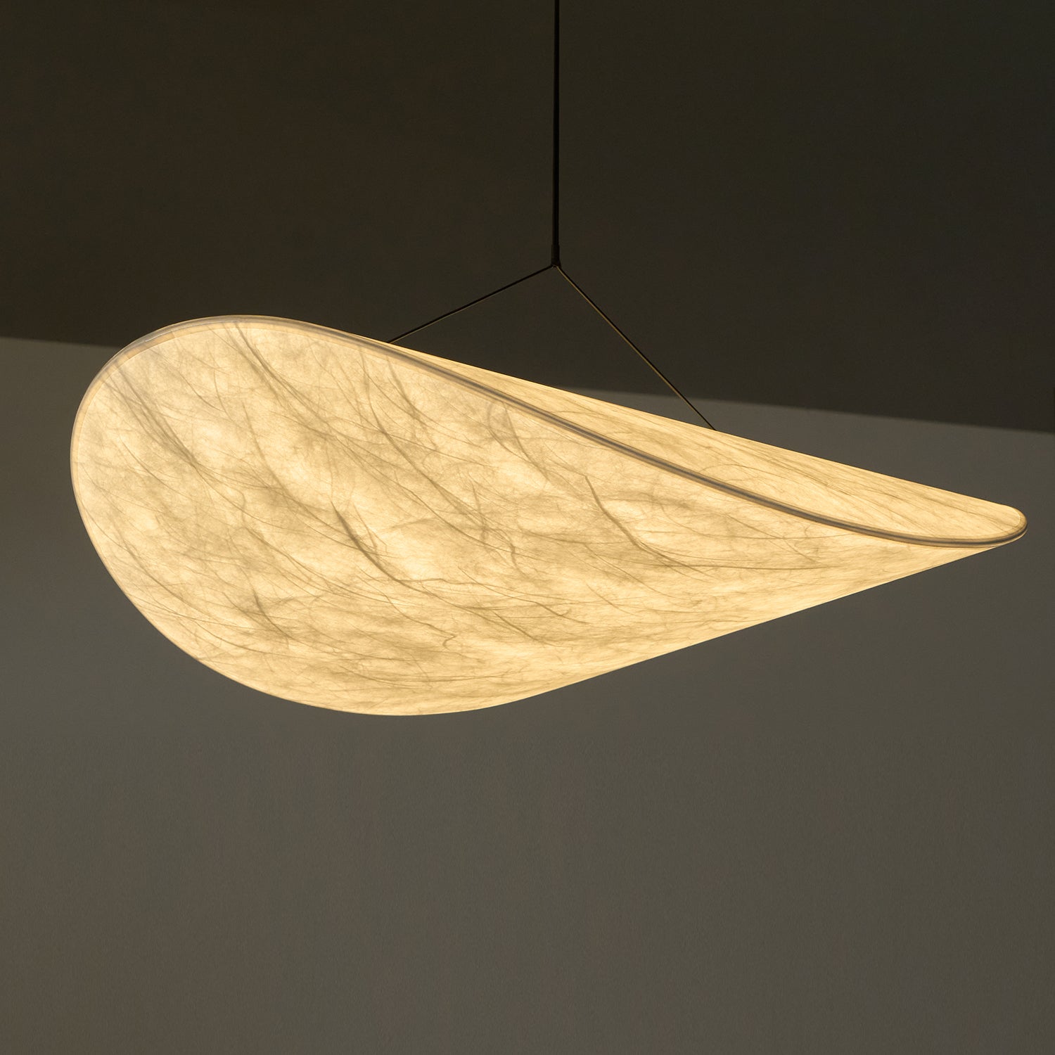 Pendant Light Dupont Paper 23.6 in Adjustable Indoor Ceiling Lamp Modern Dining Room Kitchen Lighting | Thomler