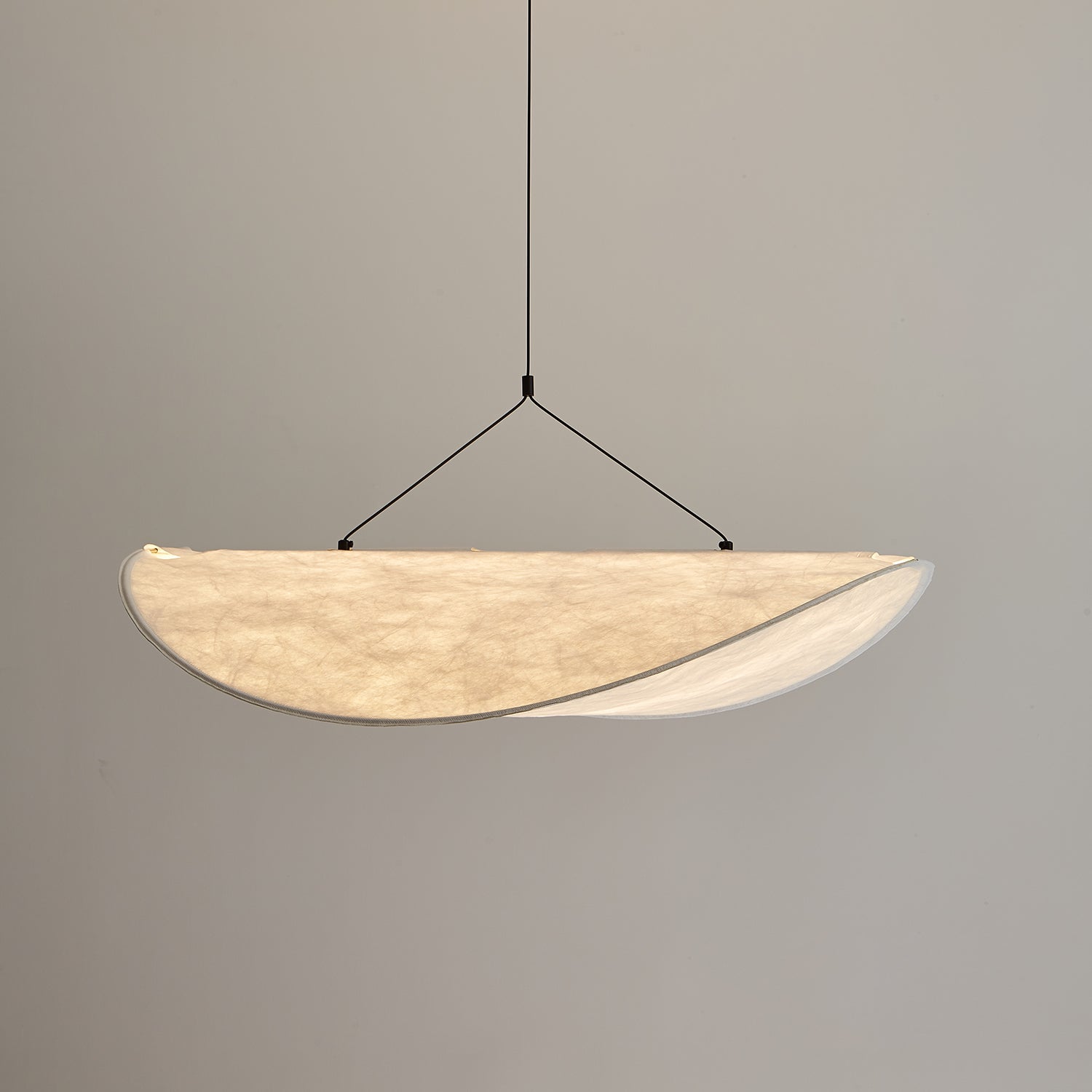 Pendant Light Dupont Paper 23.6 in Adjustable Indoor Ceiling Lamp Modern Dining Room Kitchen Lighting | Thomler