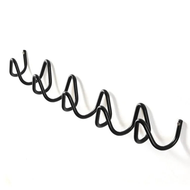 Wave Iron Wall Hooks – Flowing Design Coat Rack for Entryway, Bedroom & Bathroom Storage | Thomler