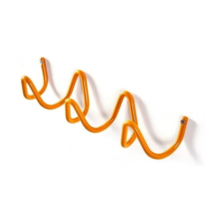 Wave Iron Wall Hooks – Flowing Design Coat Rack for Entryway, Bedroom & Bathroom Storage | Thomler