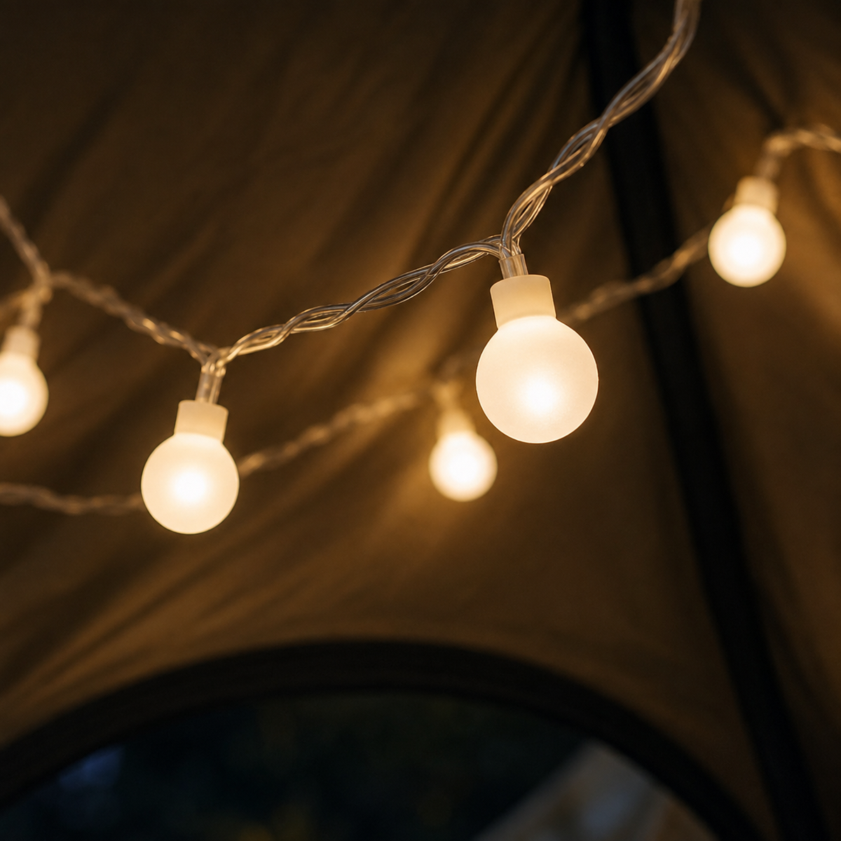 Battery or USB Powered LED Fairy String Lights – 10 ft with 20 Glowing Orbs for Indoor & Outdoor Holiday Decor | Thomler