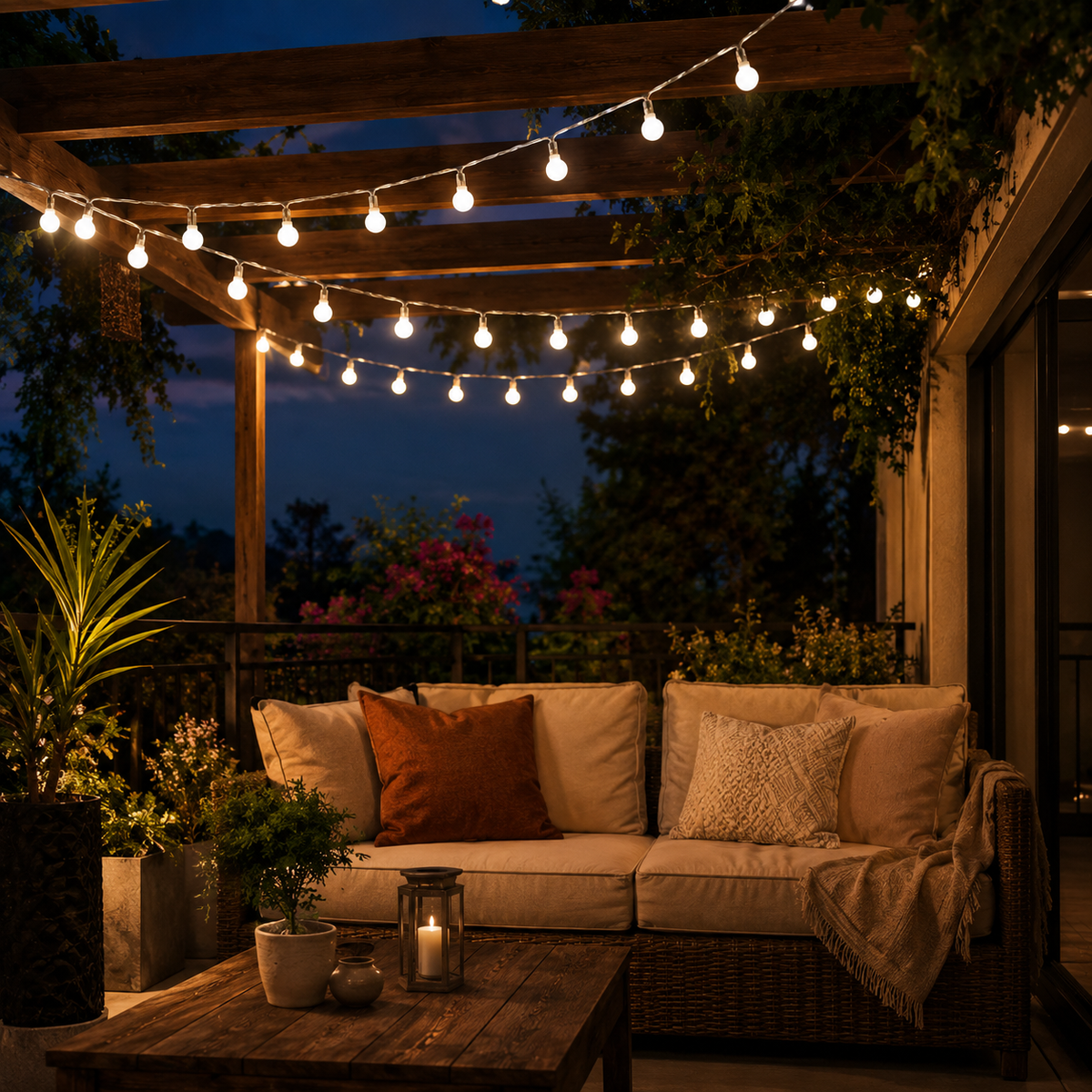 Battery or USB Powered LED Fairy String Lights – 10 ft with 20 Glowing Orbs for Indoor & Outdoor Holiday Decor | Thomler