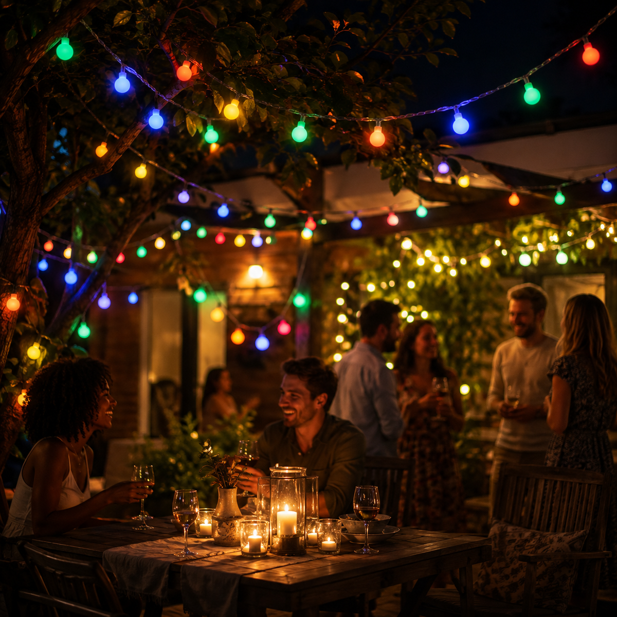 Battery or USB Powered LED Fairy String Lights – 10 ft with 20 Glowing Orbs for Indoor & Outdoor Holiday Decor | Thomler