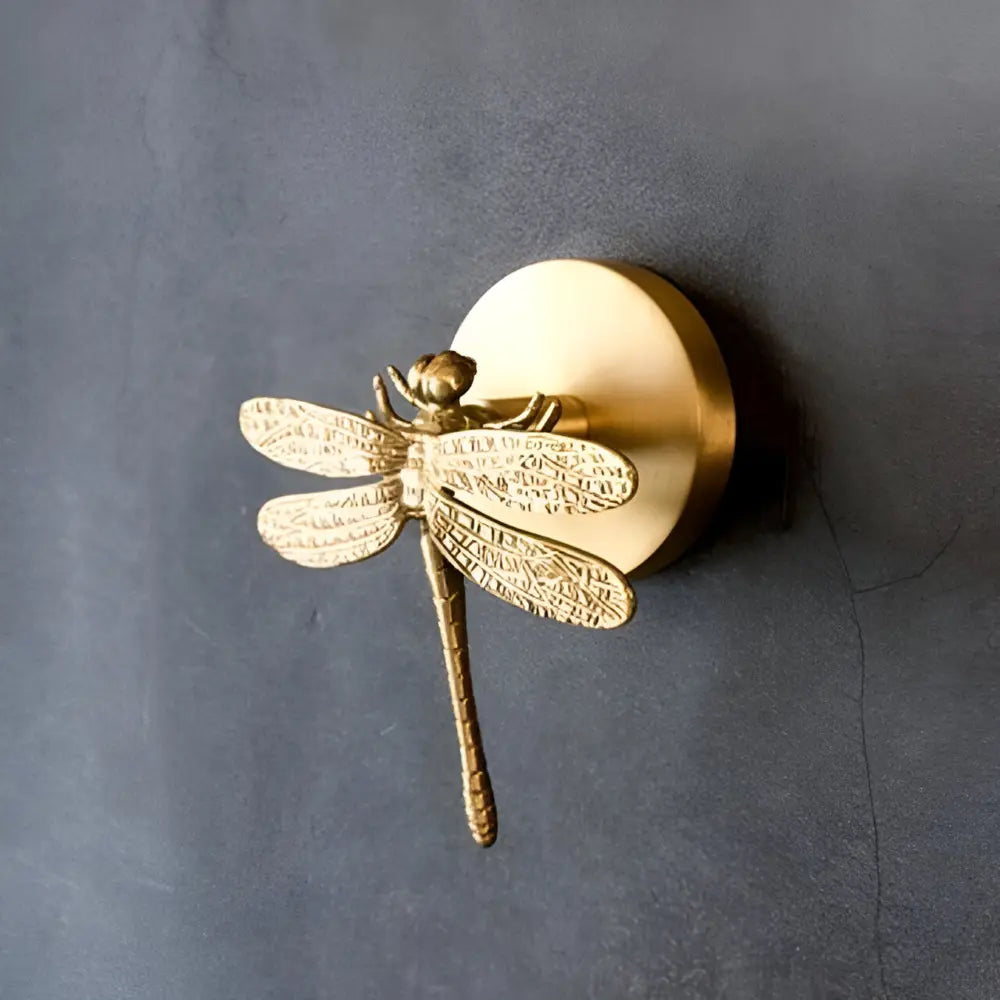 Tier-Wandhaken aus Massivmessing – 6 dekorative Motive mit Goldfinish