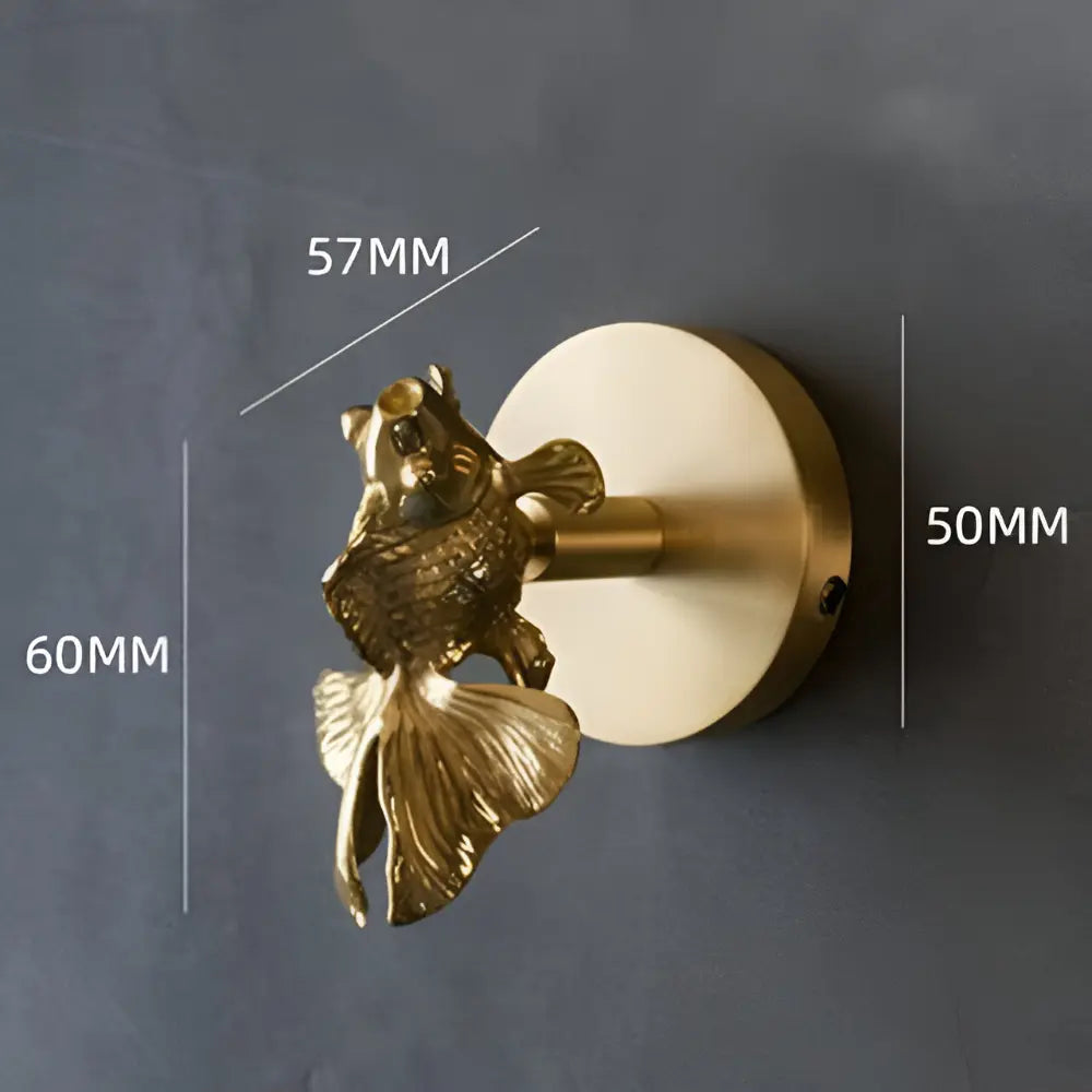Tier-Wandhaken aus Massivmessing – 6 dekorative Motive mit Goldfinish