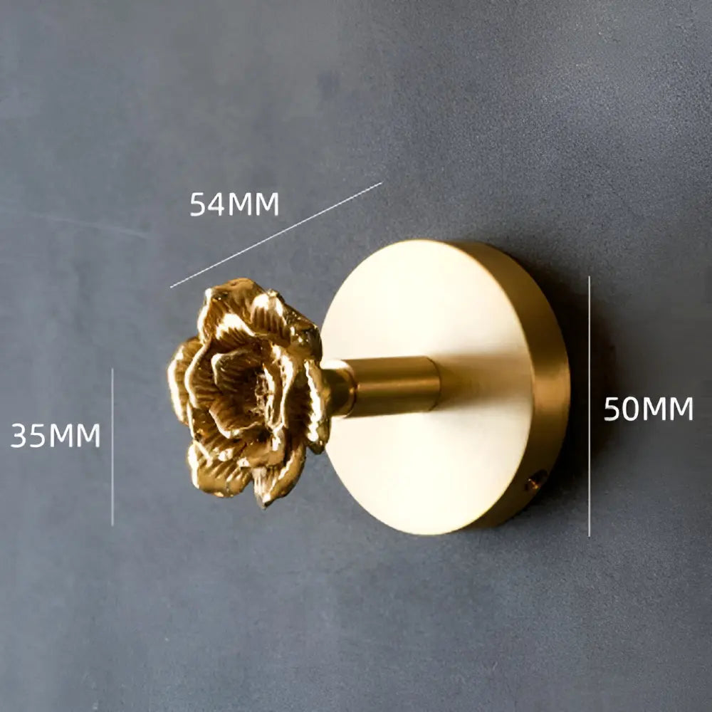 Tier-Wandhaken aus Massivmessing – 6 dekorative Motive mit Goldfinish
