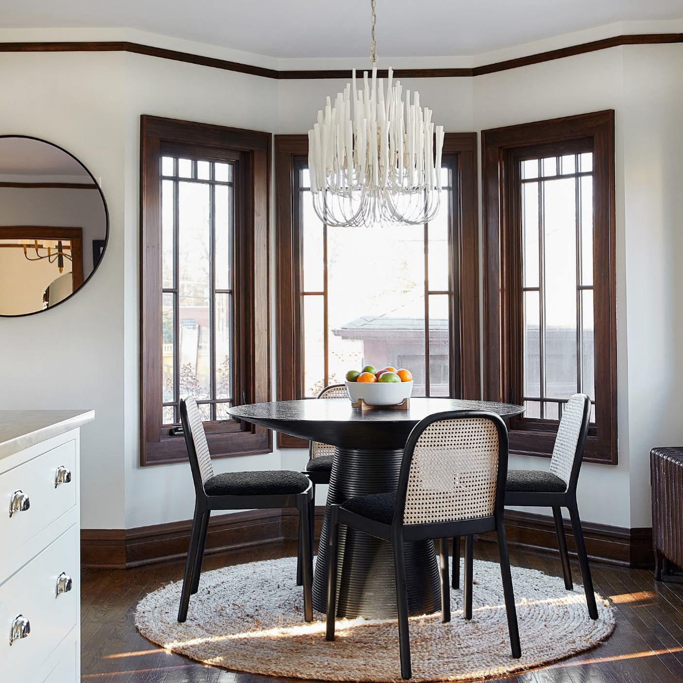 Chandelier Metal 20 in Ivory Modern Dining Room Ceiling Light Decorative Fixture | Thomler