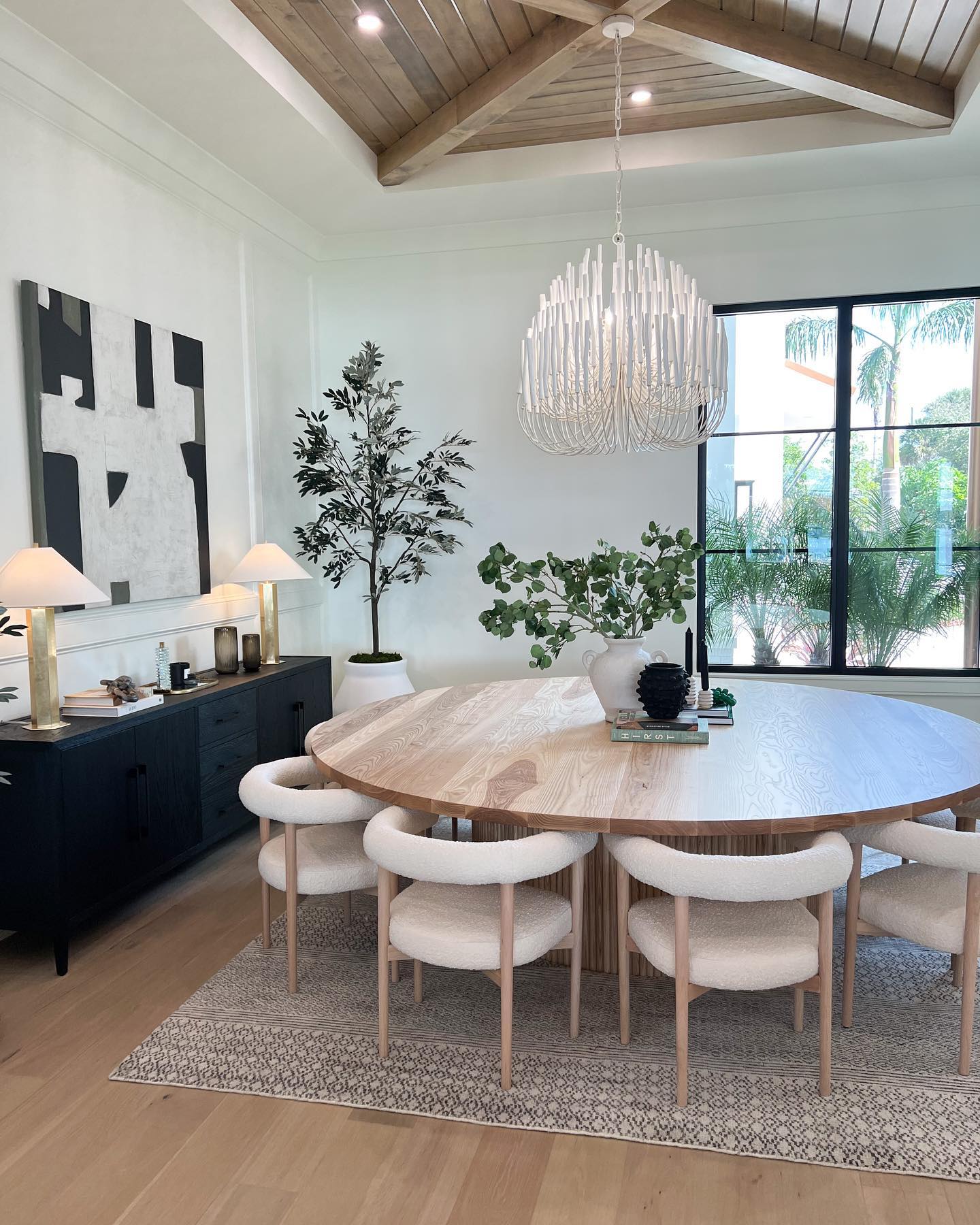 Chandelier Metal 20 in Ivory Modern Dining Room Ceiling Light Decorative Fixture | Thomler