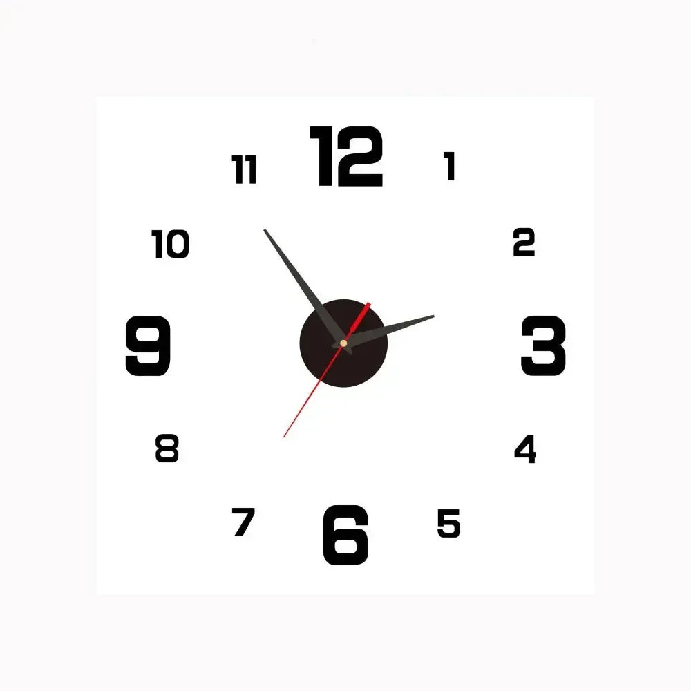 Round Wall Clock Silent Non-Ticking 8-Inch Gradient Gold Digital Face Battery Operated for Bedroom Living Room Office Decor | Thomler