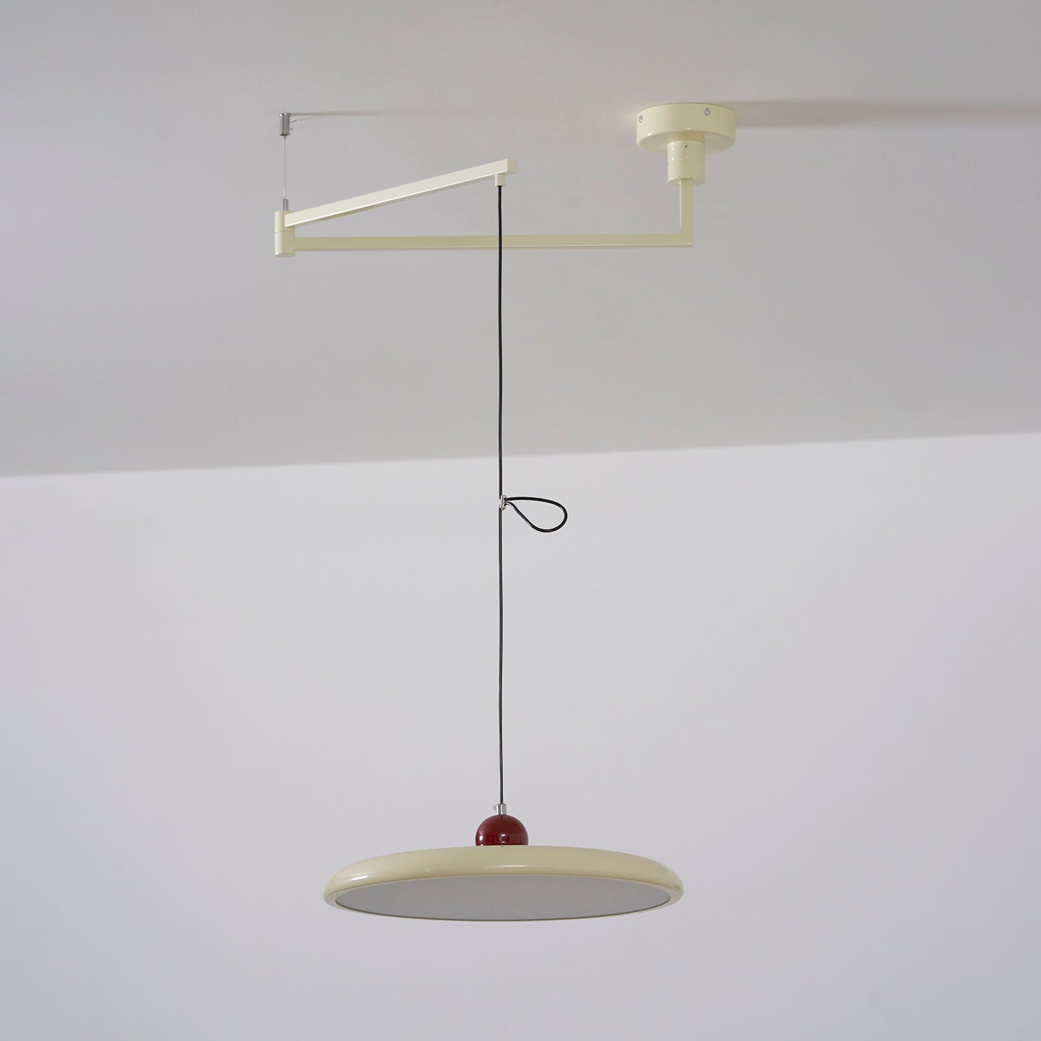 Pendant Light Acrylic 15.7 in Adjustable Yellow Dining Room Kitchen Ceiling Lamp Modern LED Lighting | Thomler