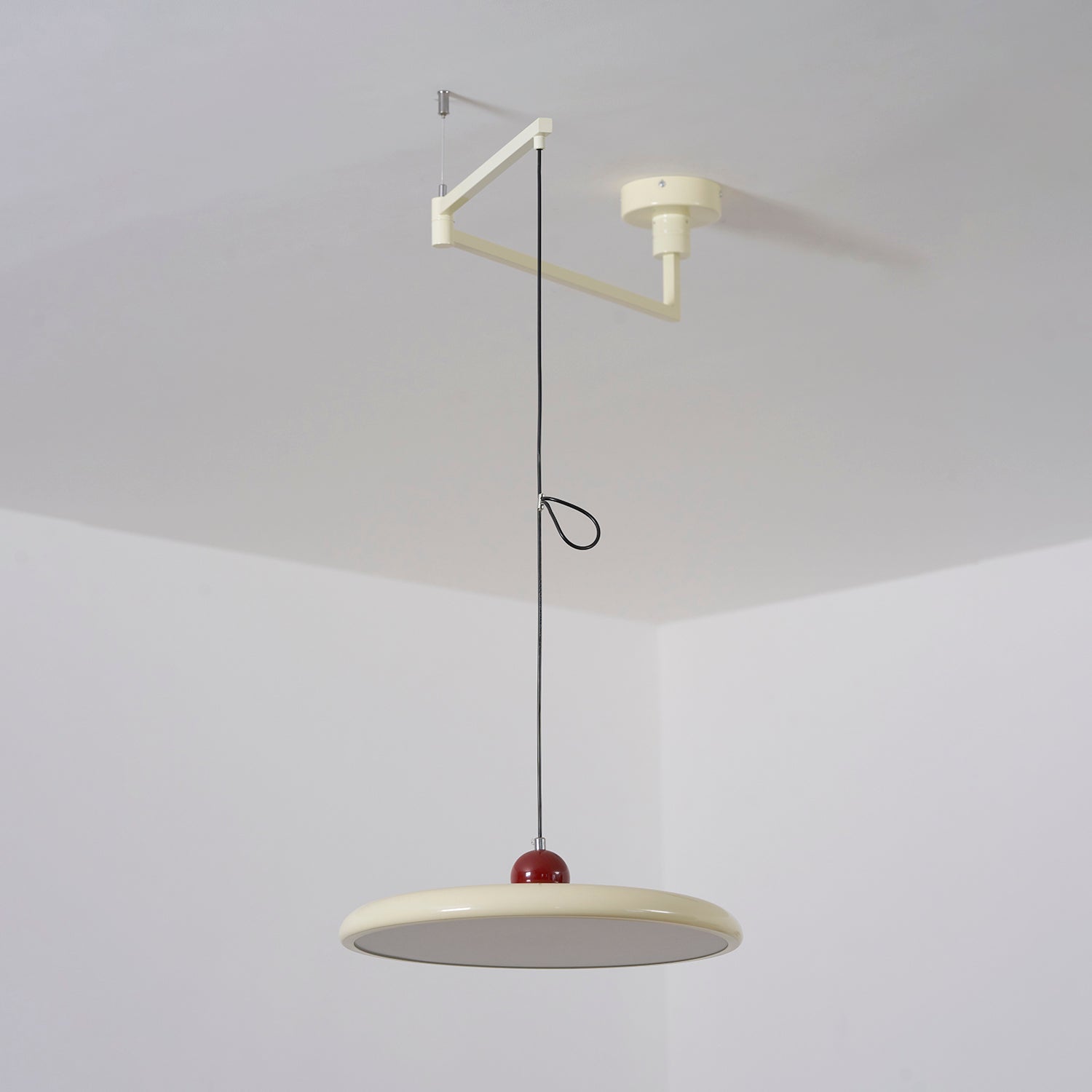 Pendant Light Acrylic 15.7 in Adjustable Yellow Dining Room Kitchen Ceiling Lamp Modern LED Lighting | Thomler