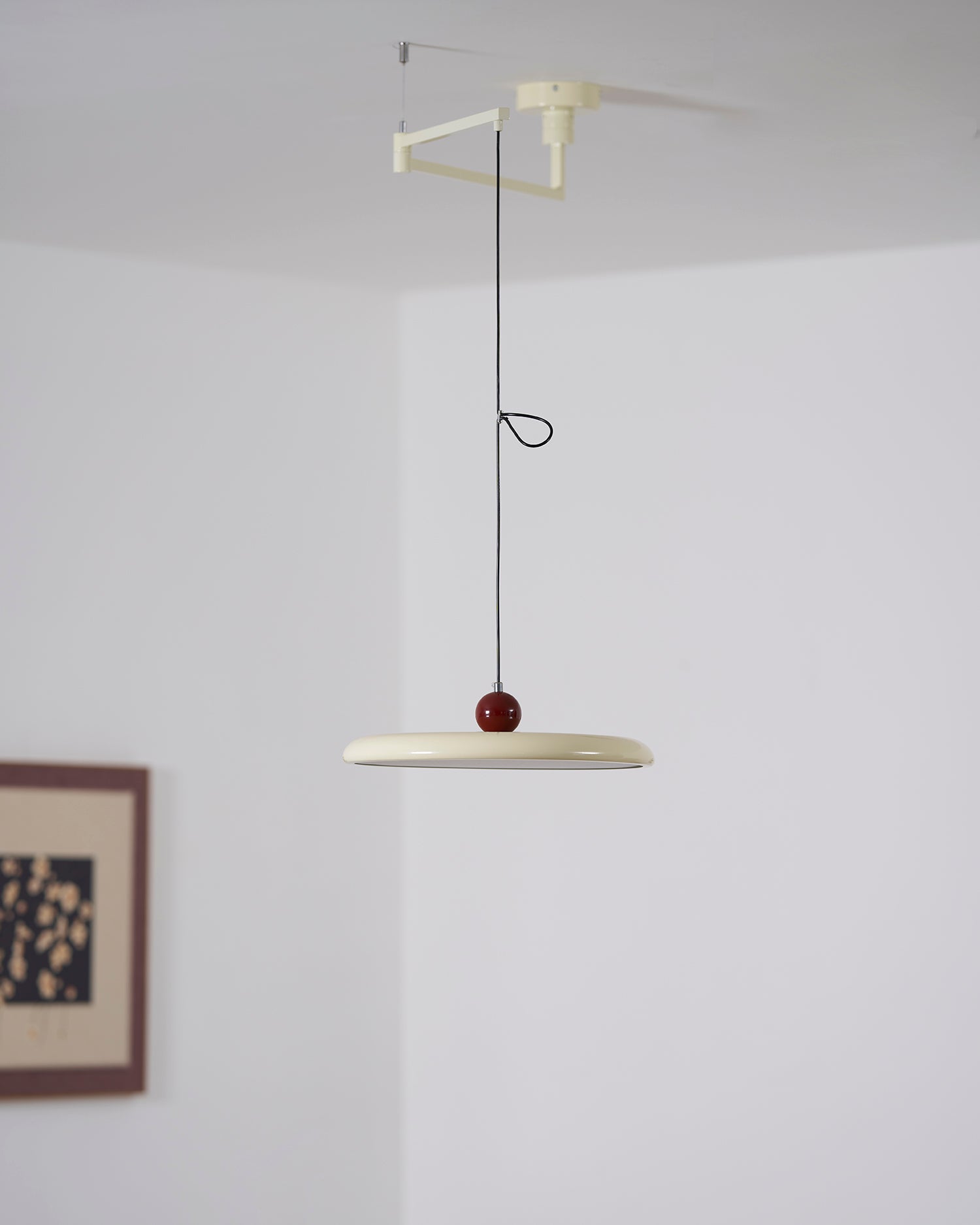 Pendant Light Acrylic 15.7 in Adjustable Yellow Dining Room Kitchen Ceiling Lamp Modern LED Lighting | Thomler