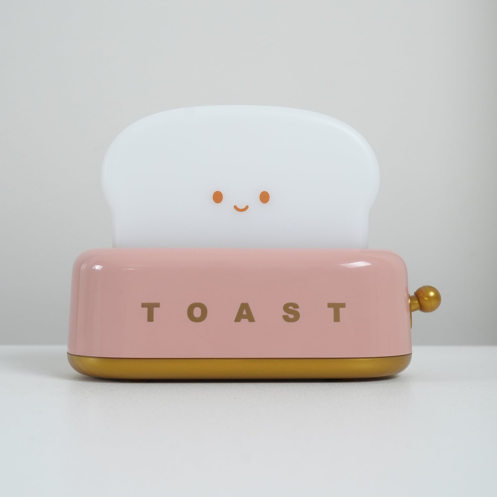 Night Light Plastic Toaster Shape 5.3 in Warm White Bedroom Desk Decorative Lamp USB LED Compact Portable | Thomler