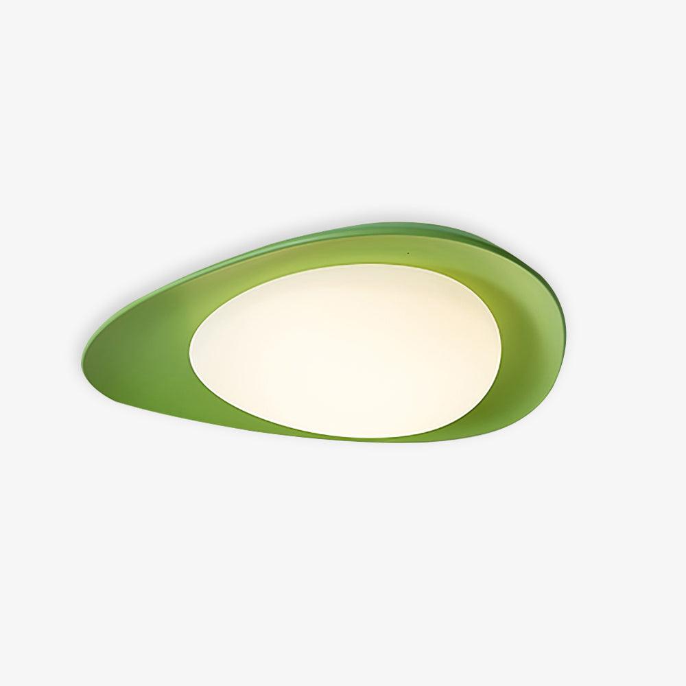 Ceiling Light Resin Leaf Shape 40.0 cm Green Living Room Bedroom Dining Room Adjustable LED Lighting | Thomler