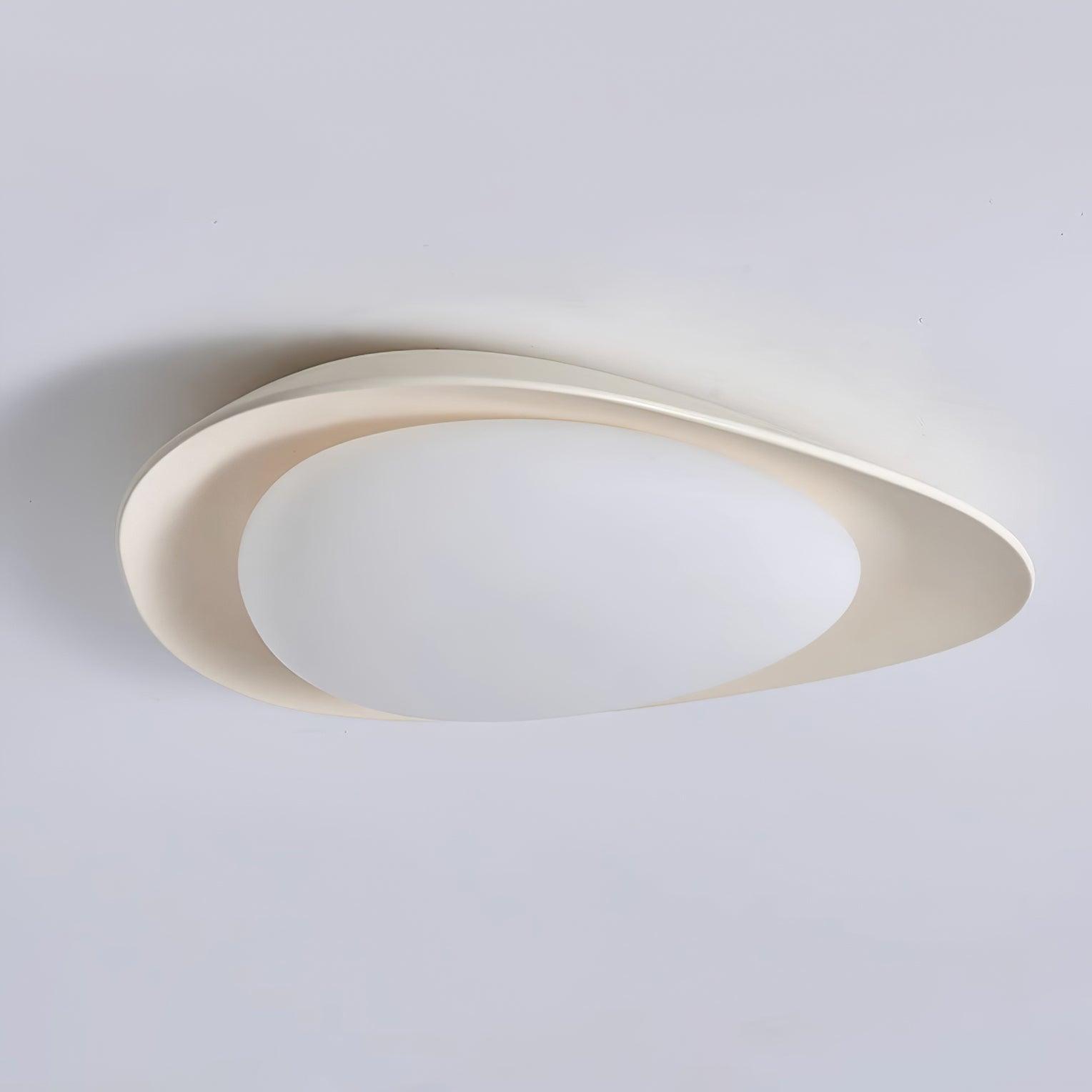 Ceiling Lamp Resin Leaf Shape Integrated LED Green Bedroom Dining Room Scandinavian Modern Lighting | Thomler